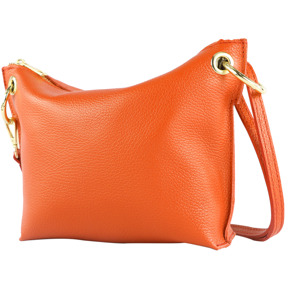 modamoda de - T243 - ital. Umhängetasche Klein Small aus Leder