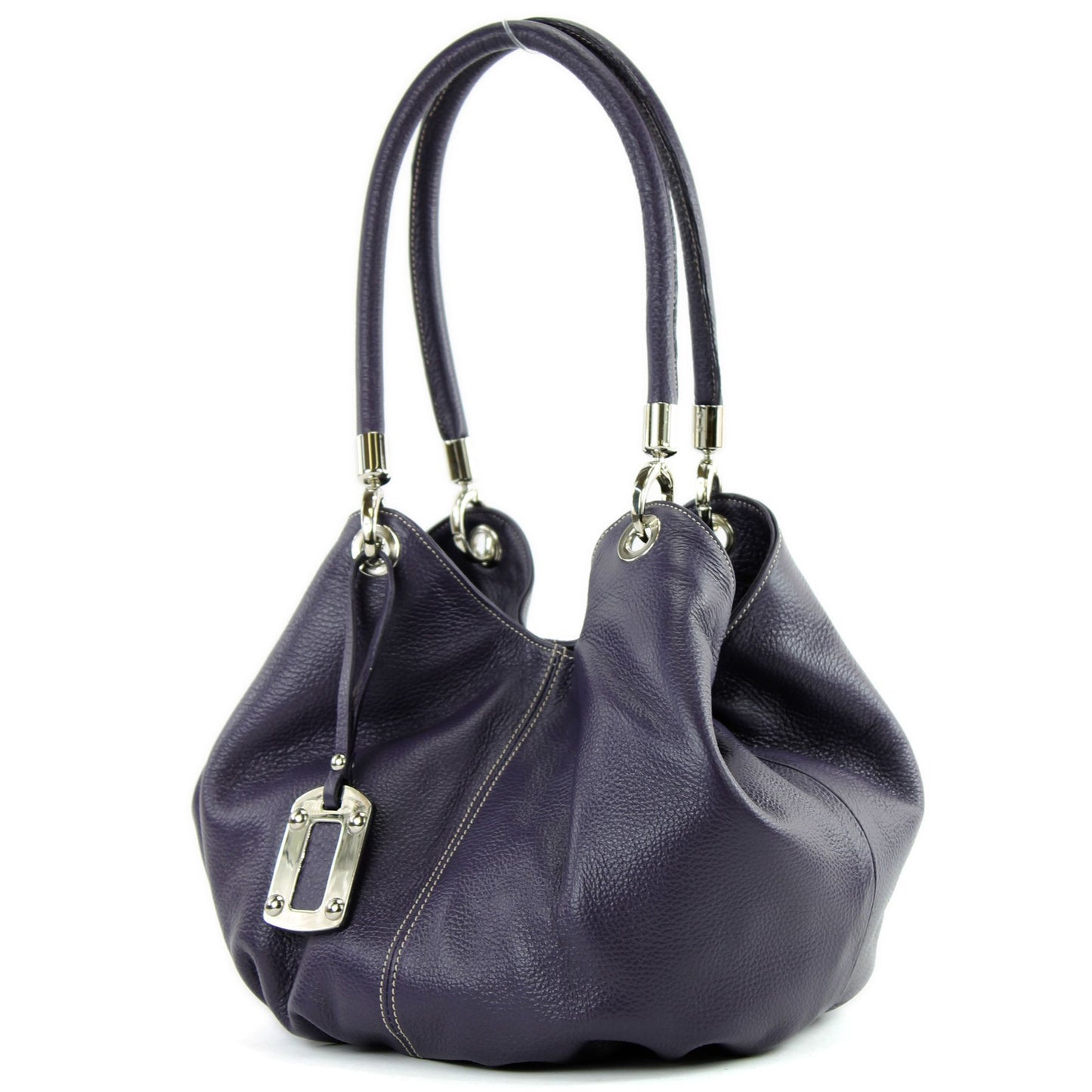 modamoda de 228 Damen Leder Schultertasche Hobo bag handmade in Italy