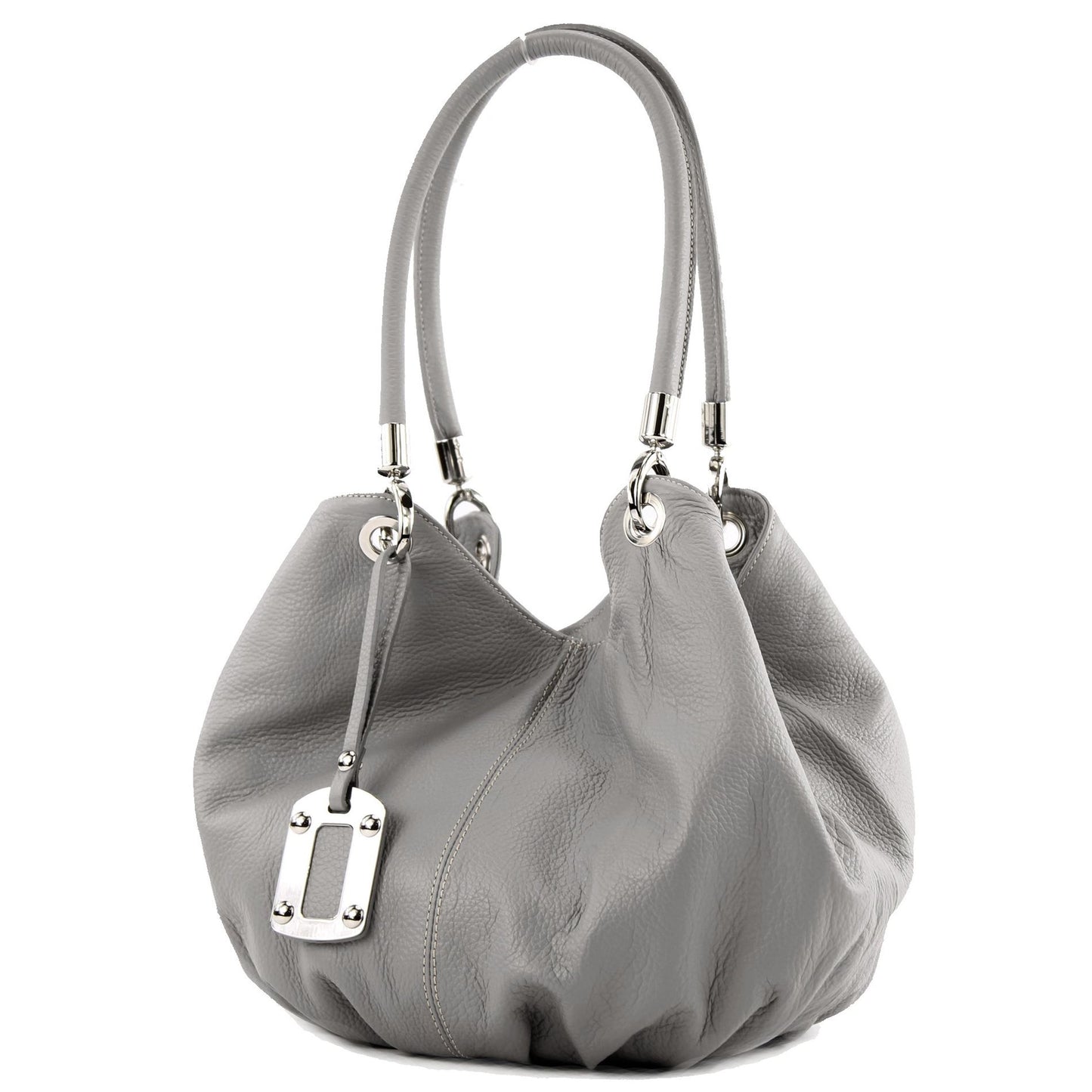 modamoda de 228 Damen Leder Schultertasche Hobo bag handmade in Italy