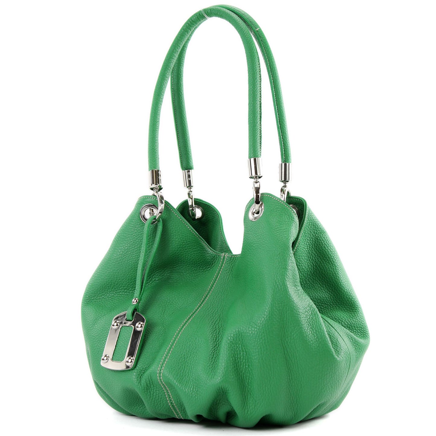 modamoda de 228 Damen Leder Schultertasche Hobo bag handmade in Italy