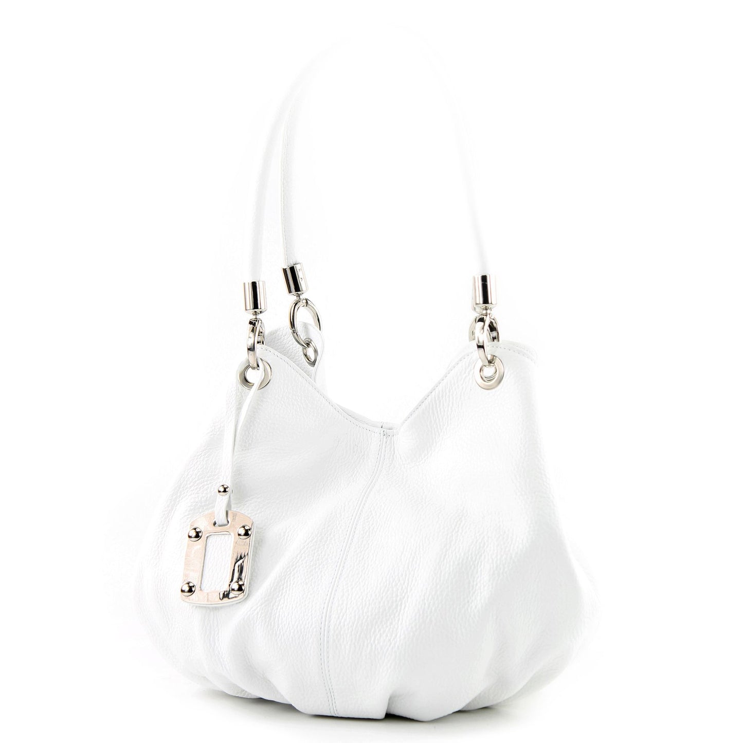 modamoda de 228 Damen Leder Schultertasche Hobo bag handmade in Italy