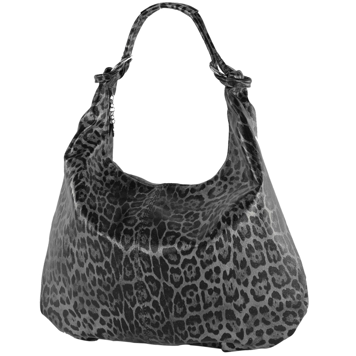 modamoda de 337 Damen Leder Schultertasche Shopper Large handmade in Italy