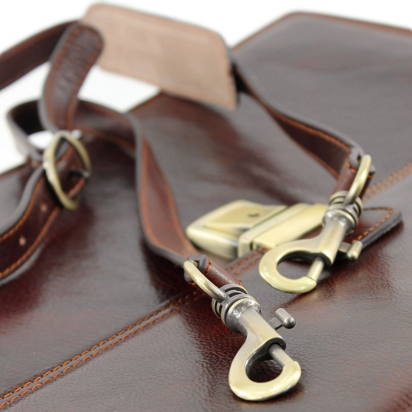 modamoda de - A008 - ital. Leder Business Aktentasche 2 Größen