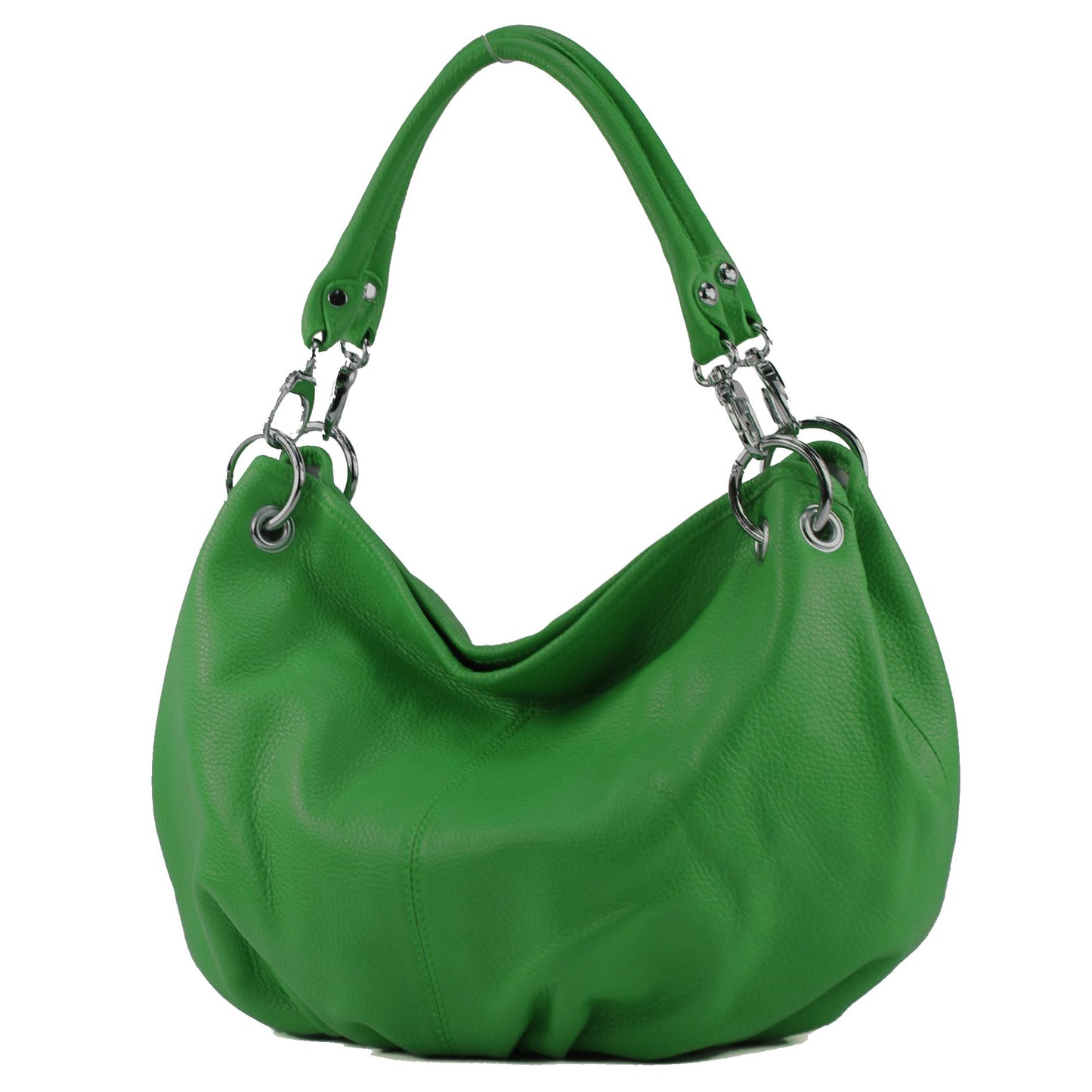 modamoda de IT40 Damen Leder / Nappaleder Schultertasche Hobo Bag handmade in Italy
