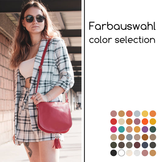 modamoda de -T06-B-WARE - ital. Umhängetasche aus Leder