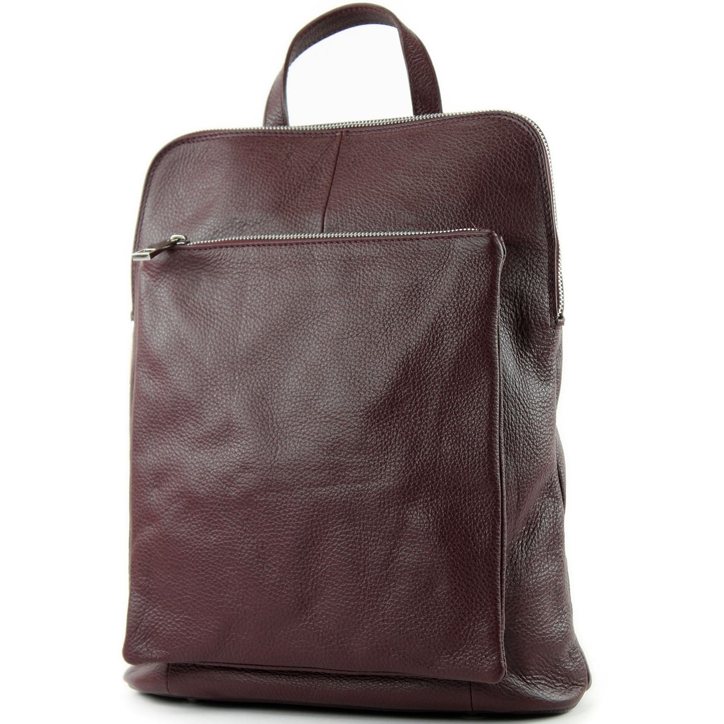modamoda de T141 Damen Leder Rucksack Damentasche Schultertasche handmade in Italy