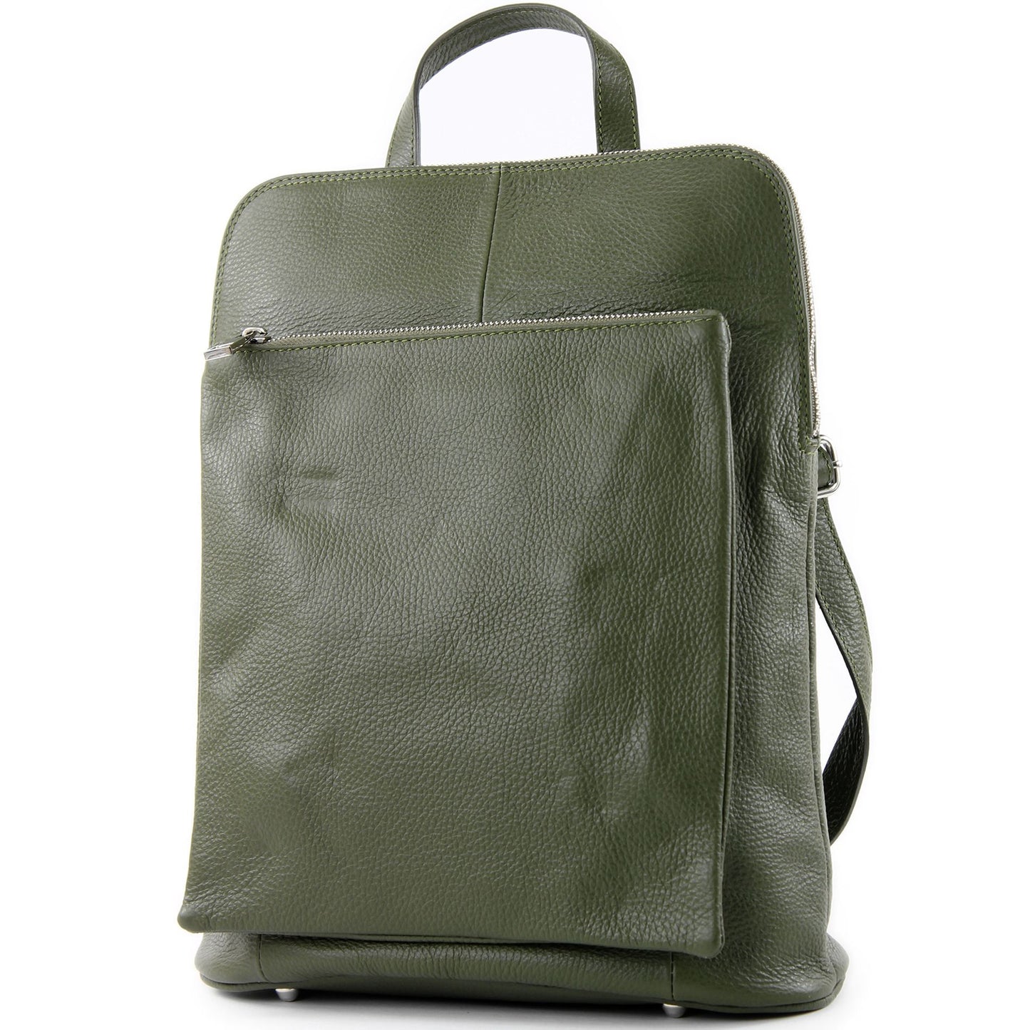 modamoda de T141 Damen Leder Rucksack Damentasche Schultertasche handmade in Italy