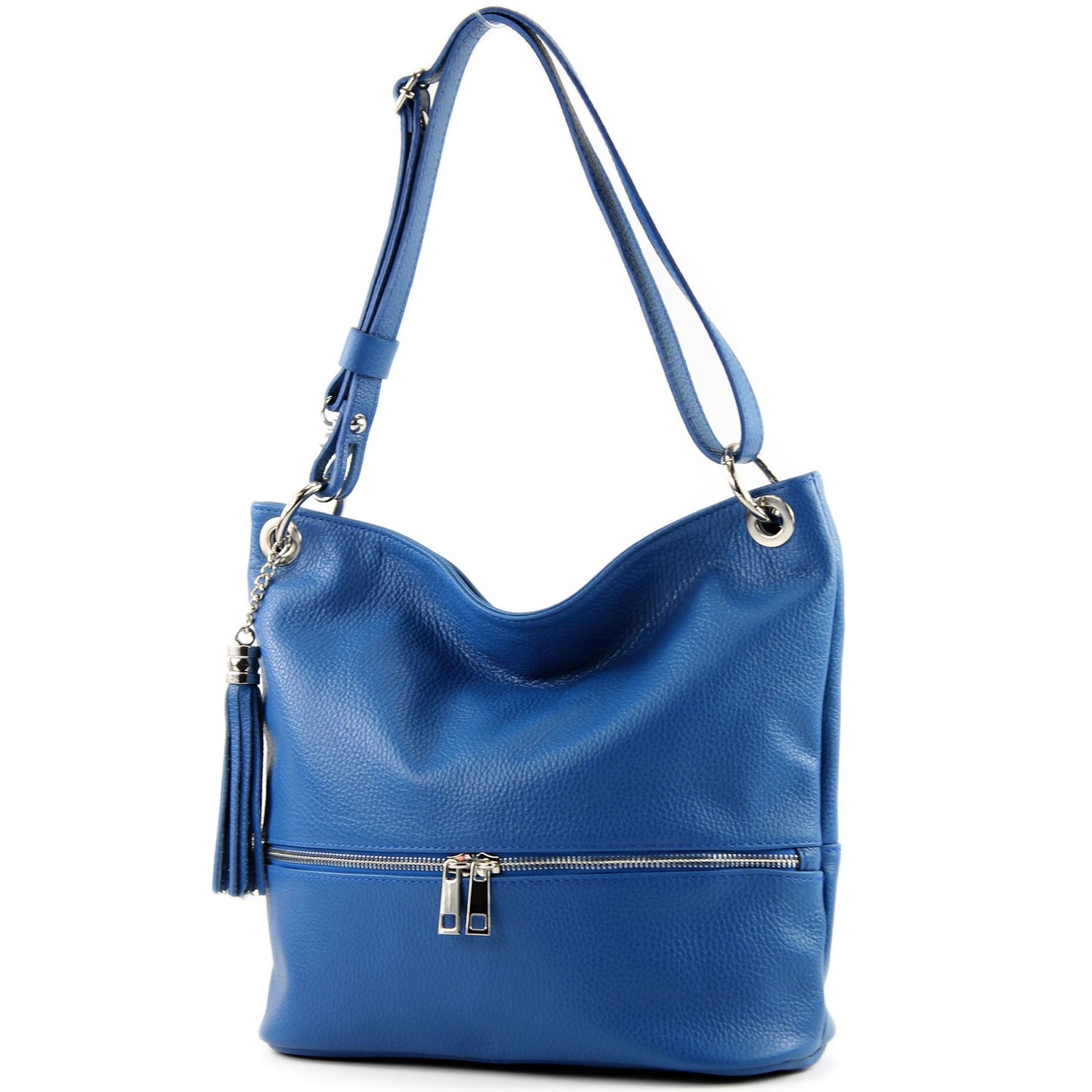 modamoda de - T143 - ital. Leder Schultertasche Umhängetasche