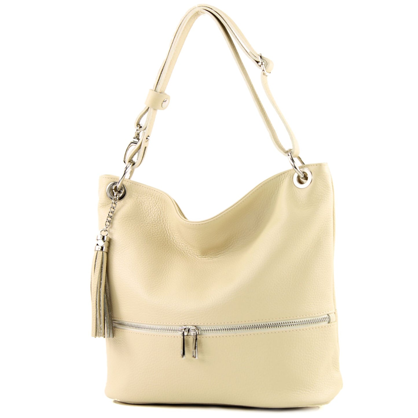 modamoda de - T143 - ital. Leder Schultertasche Umhängetasche