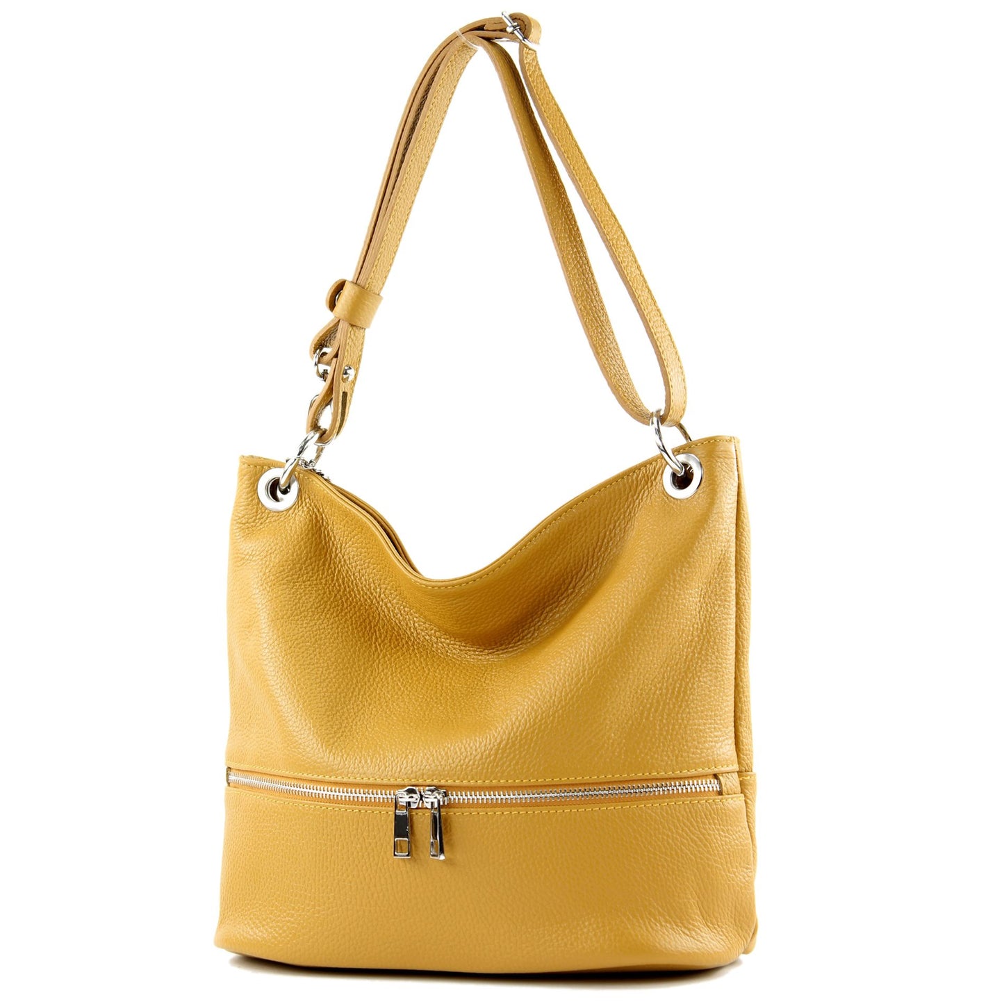 modamoda de - T143 - ital. Leder Schultertasche Umhängetasche