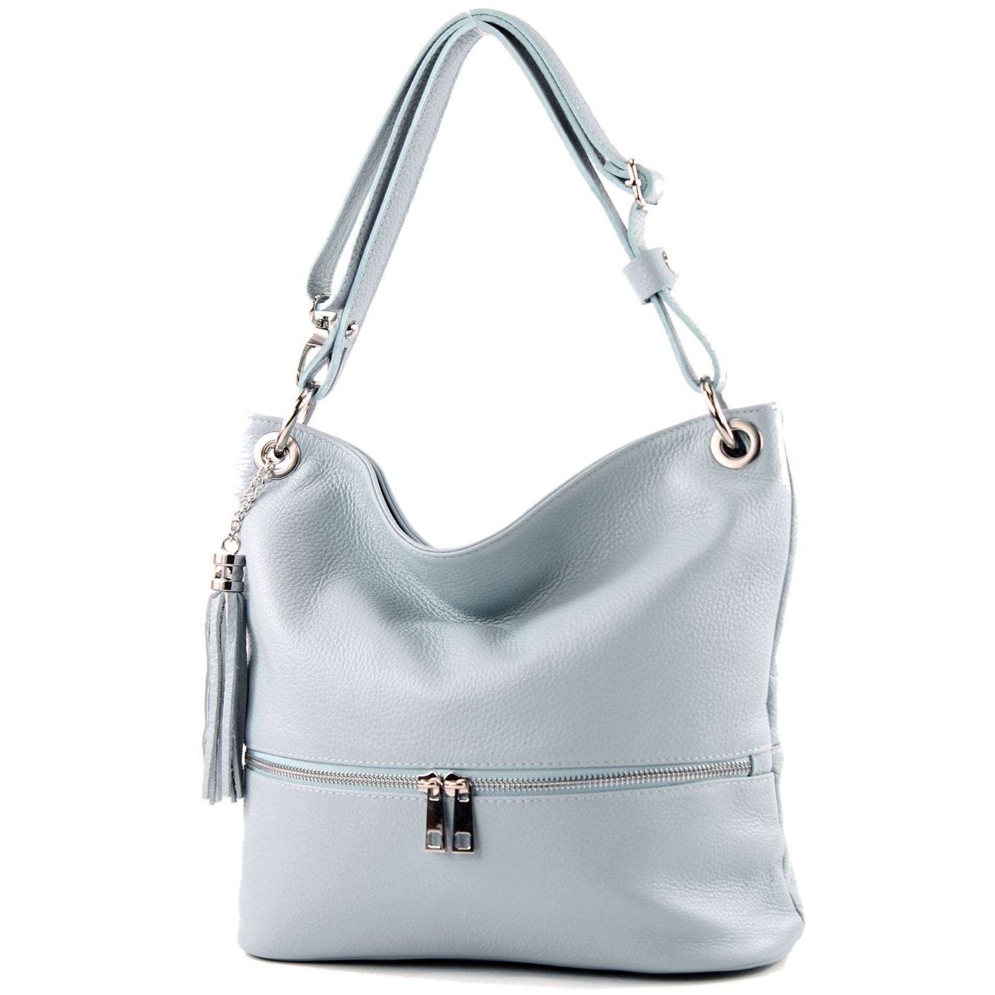 modamoda de - T143 - ital. Leder Schultertasche Umhängetasche