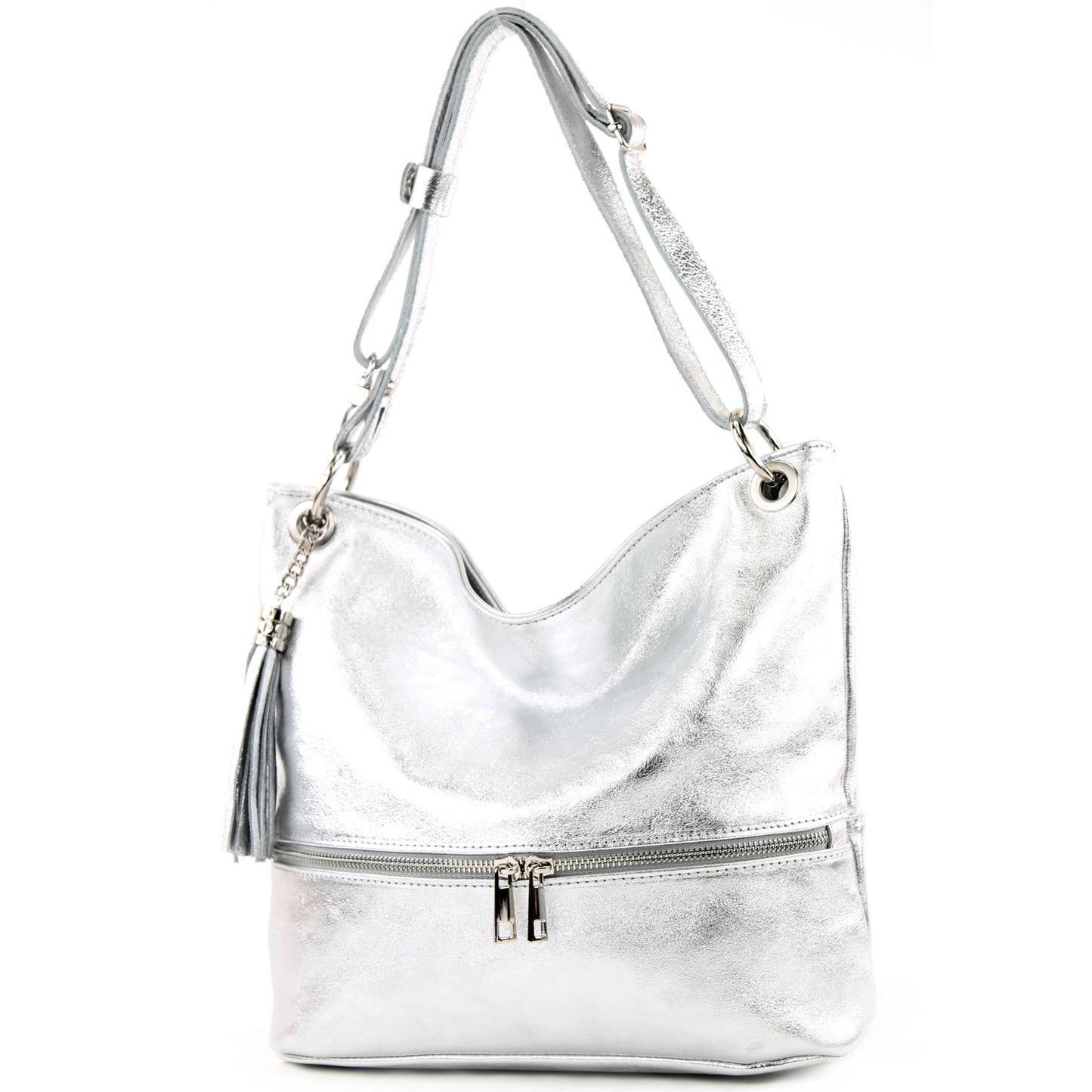 modamoda de - T143 - ital. Leder Schultertasche Umhängetasche