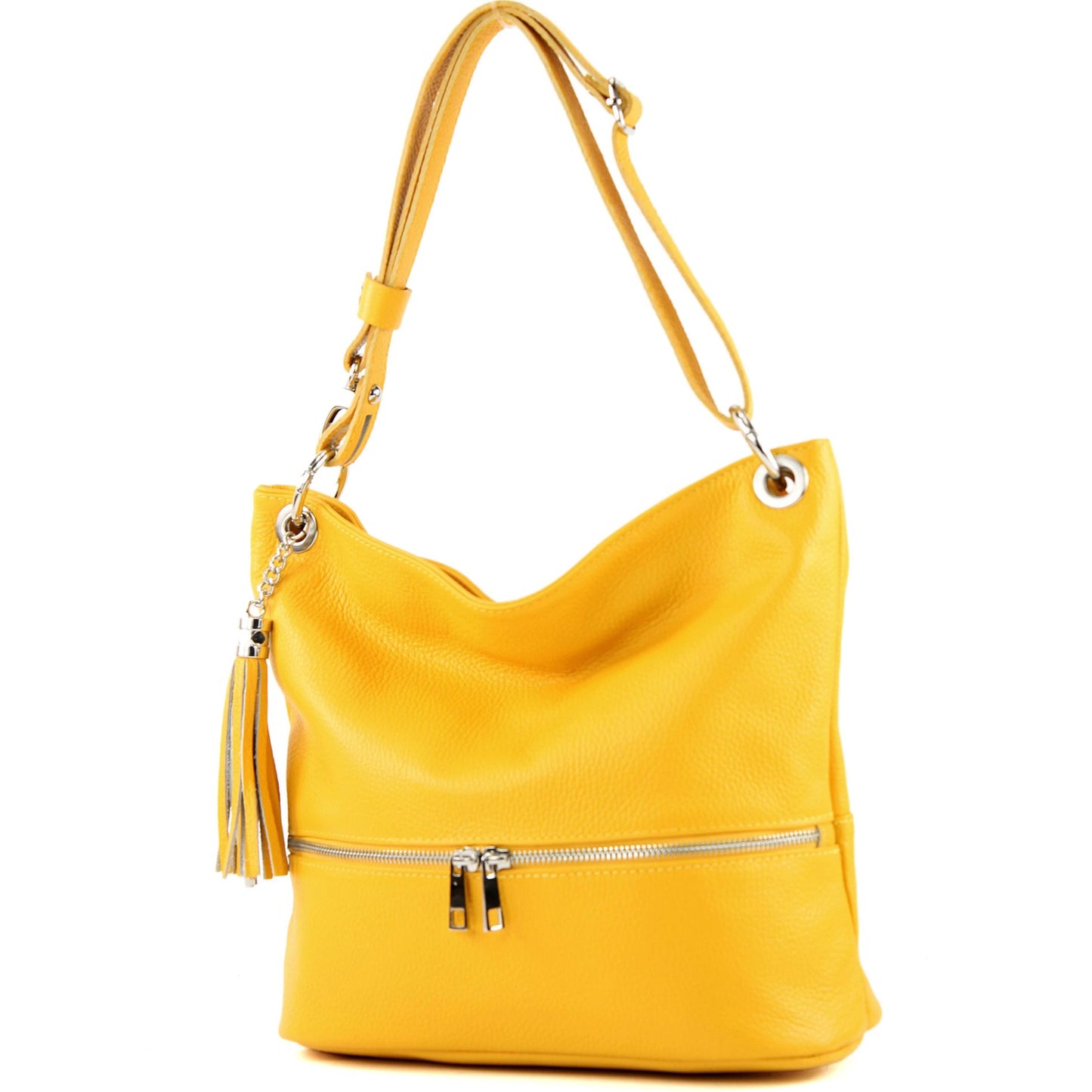 modamoda de - T143 - ital. Leder Schultertasche Umhängetasche