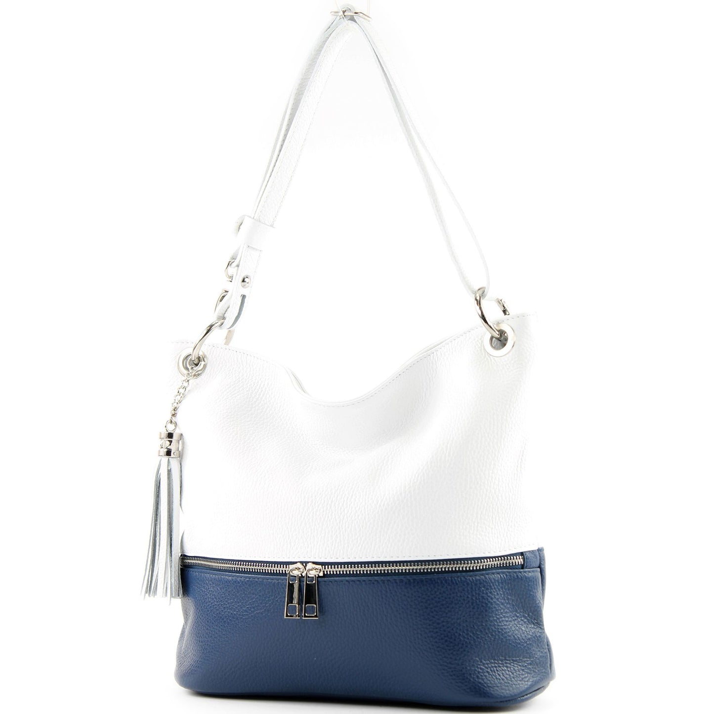 modamoda de - T143 - ital. Leder Schultertasche Umhängetasche