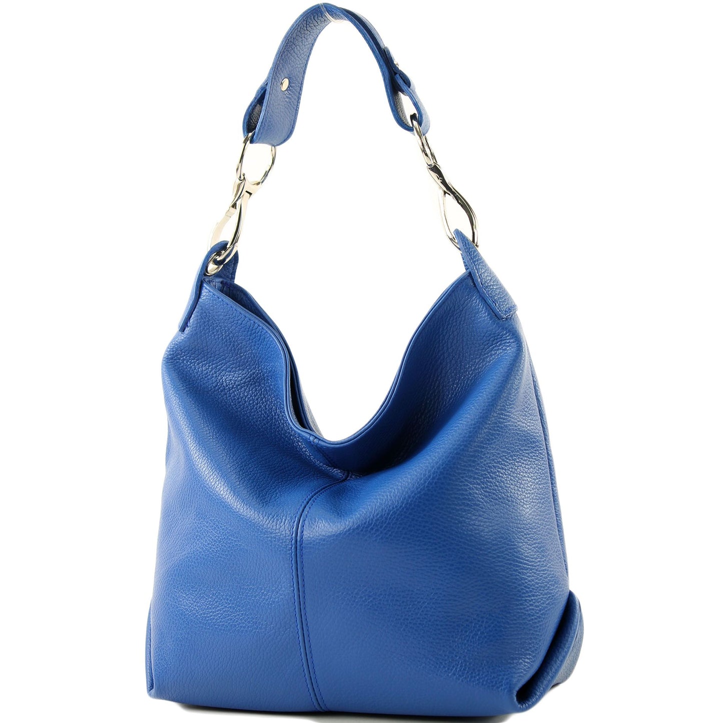 modamoda de T168 Damen Leder Schultertasche Henkeltasche Medium handmade in Italy