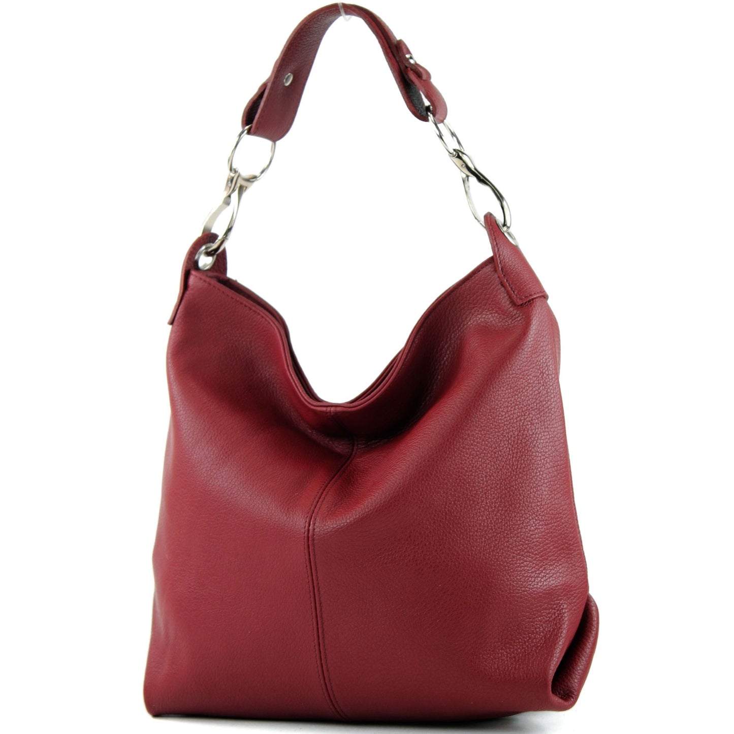 modamoda de T168 Damen Leder Schultertasche Henkeltasche Medium handmade in Italy