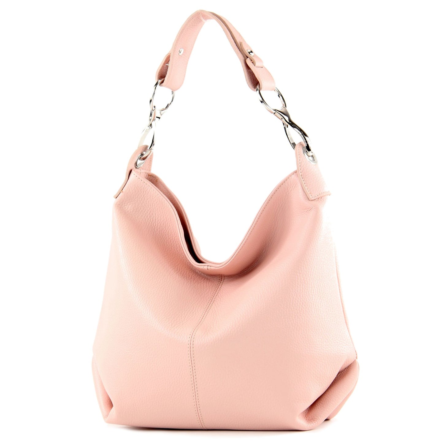 modamoda de T168 Damen Leder Schultertasche Henkeltasche Medium handmade in Italy