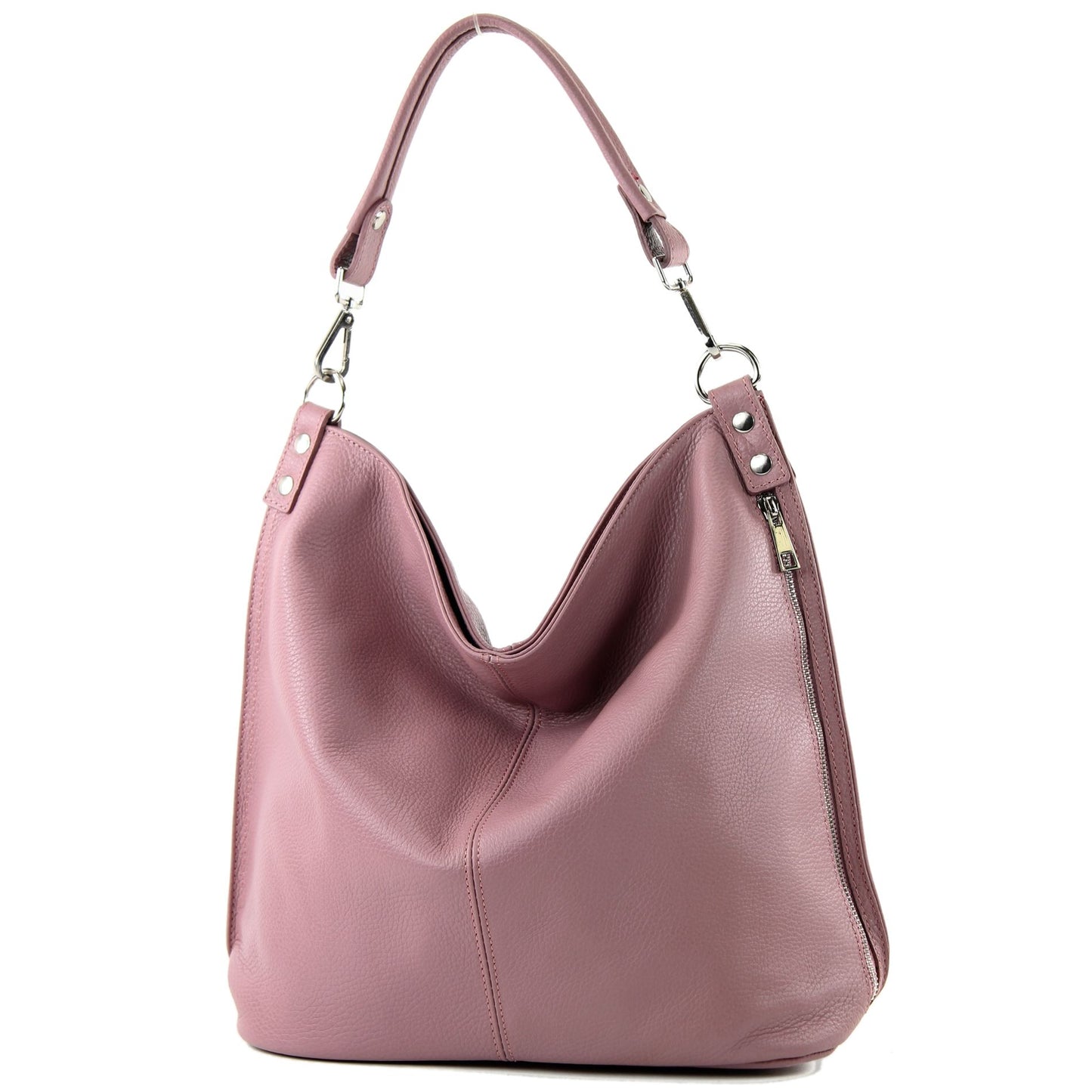 modamoda de - T177 - ital. Damen Schultertasche aus Leder
