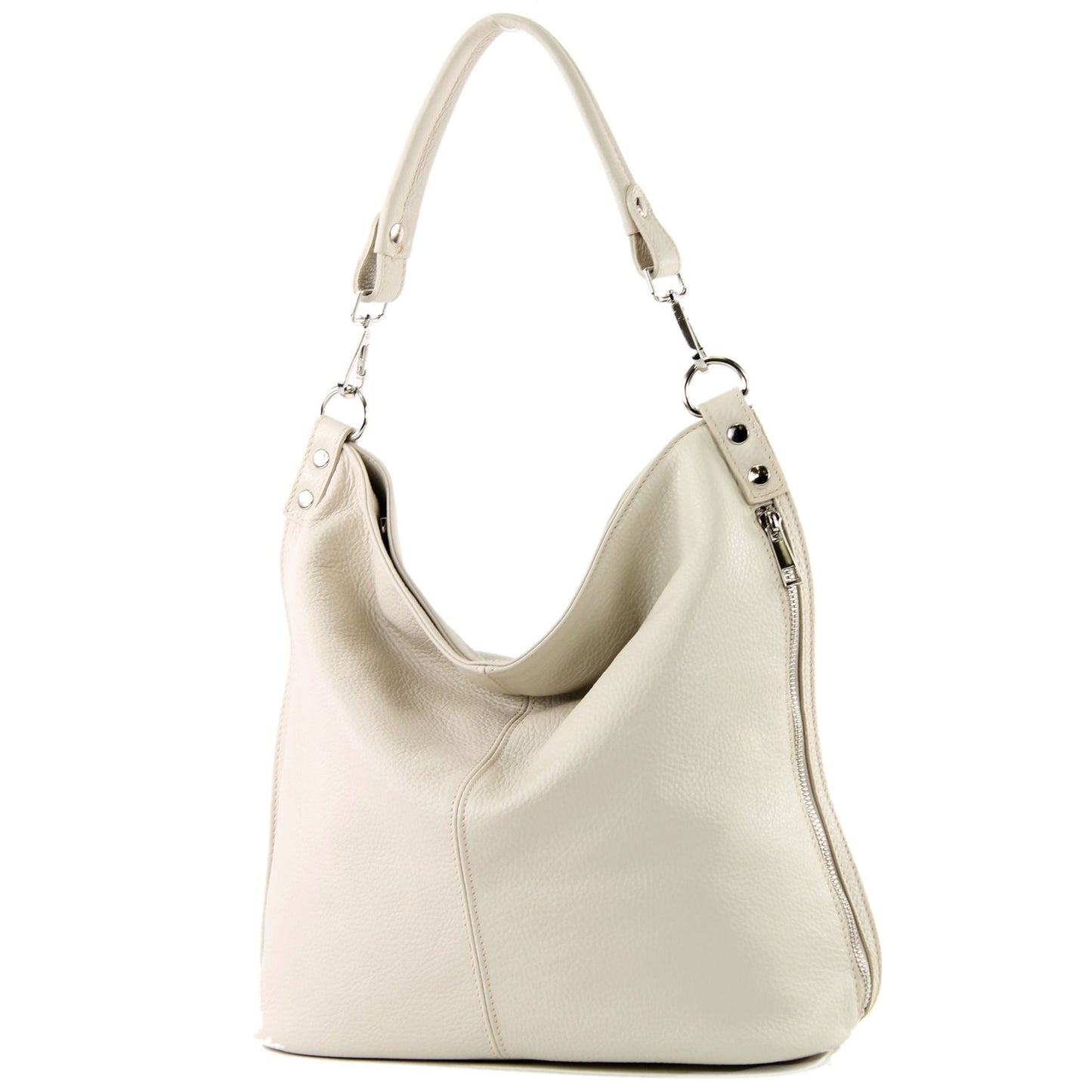 modamoda de - T177 - ital. Damen Schultertasche aus Leder