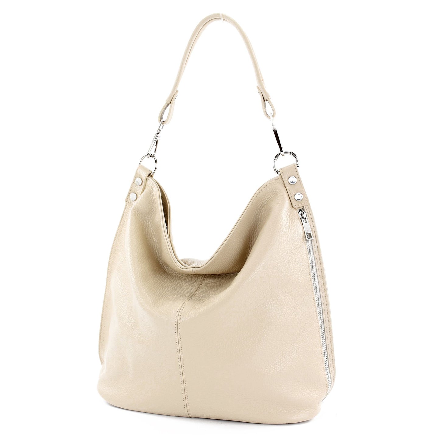 modamoda de - T177 - ital. Damen Schultertasche aus Leder