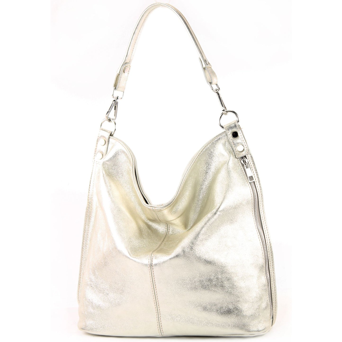 modamoda de - T177 - ital. Damen Schultertasche aus Leder