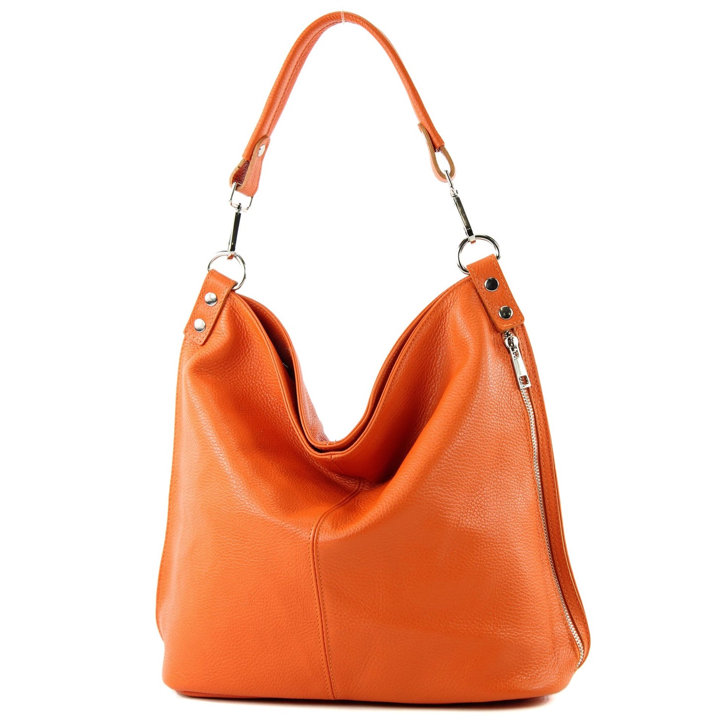 modamoda de - T177 - ital. Damen Schultertasche aus Leder