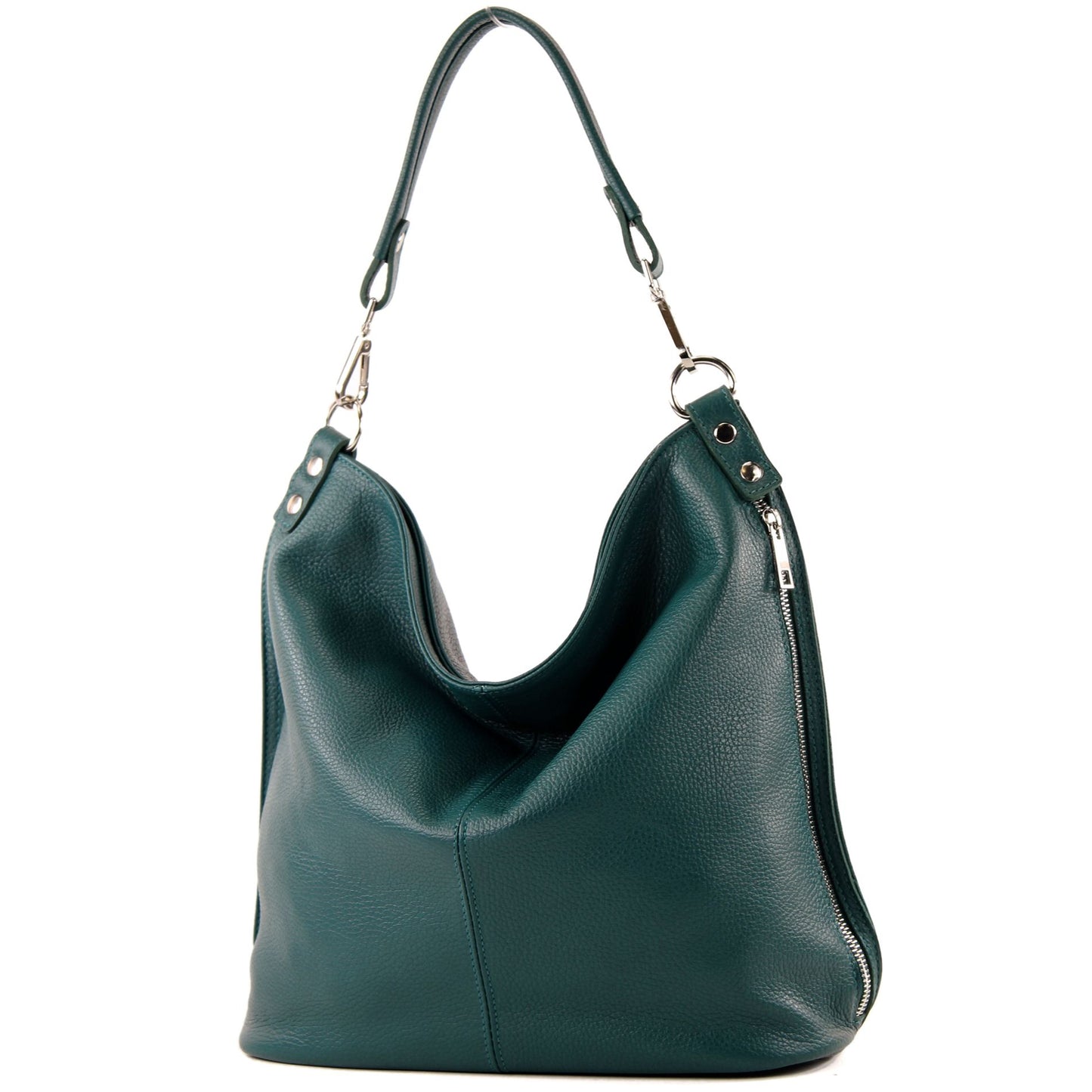 modamoda de - T177 - ital. Damen Schultertasche aus Leder