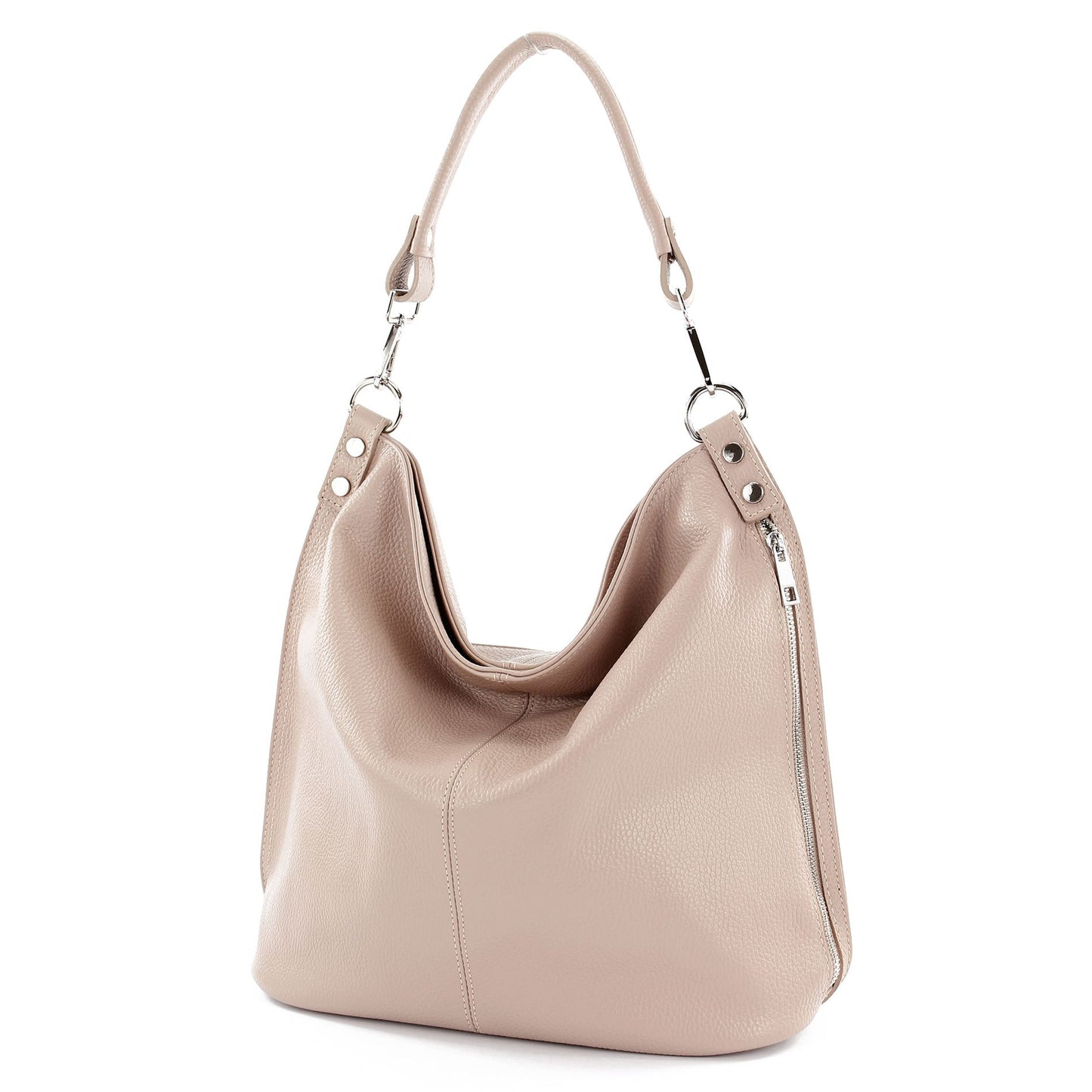 modamoda de - T177 - ital. Damen Schultertasche aus Leder