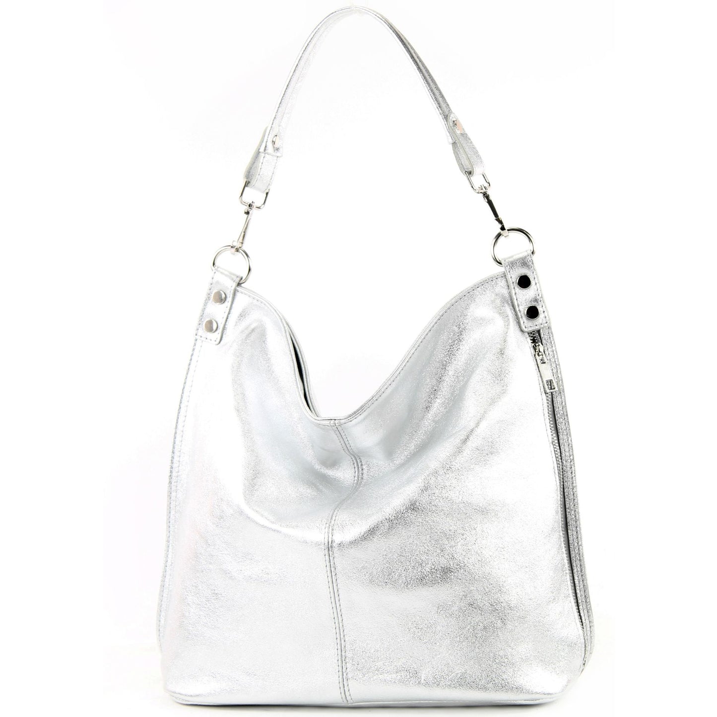 modamoda de - T177 - ital. Damen Schultertasche aus Leder