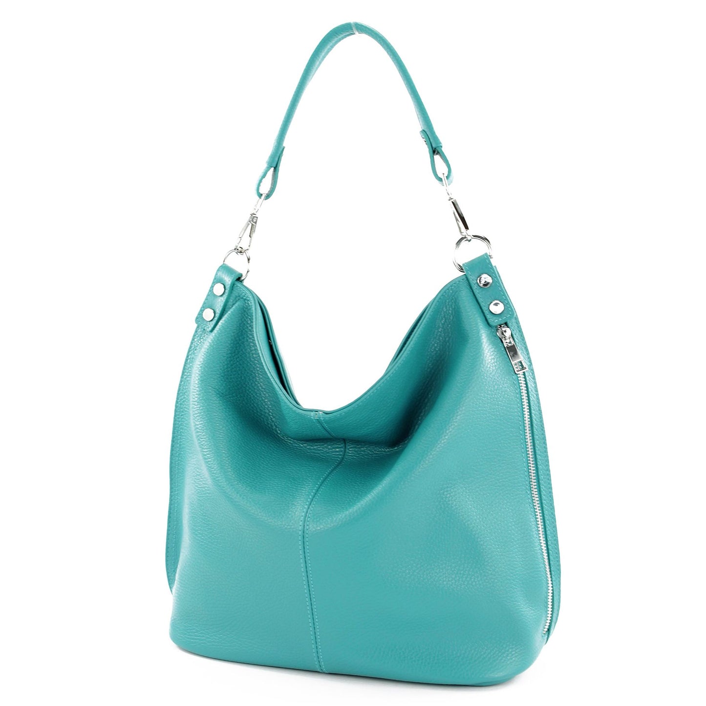 modamoda de - T177 - ital. Damen Schultertasche aus Leder