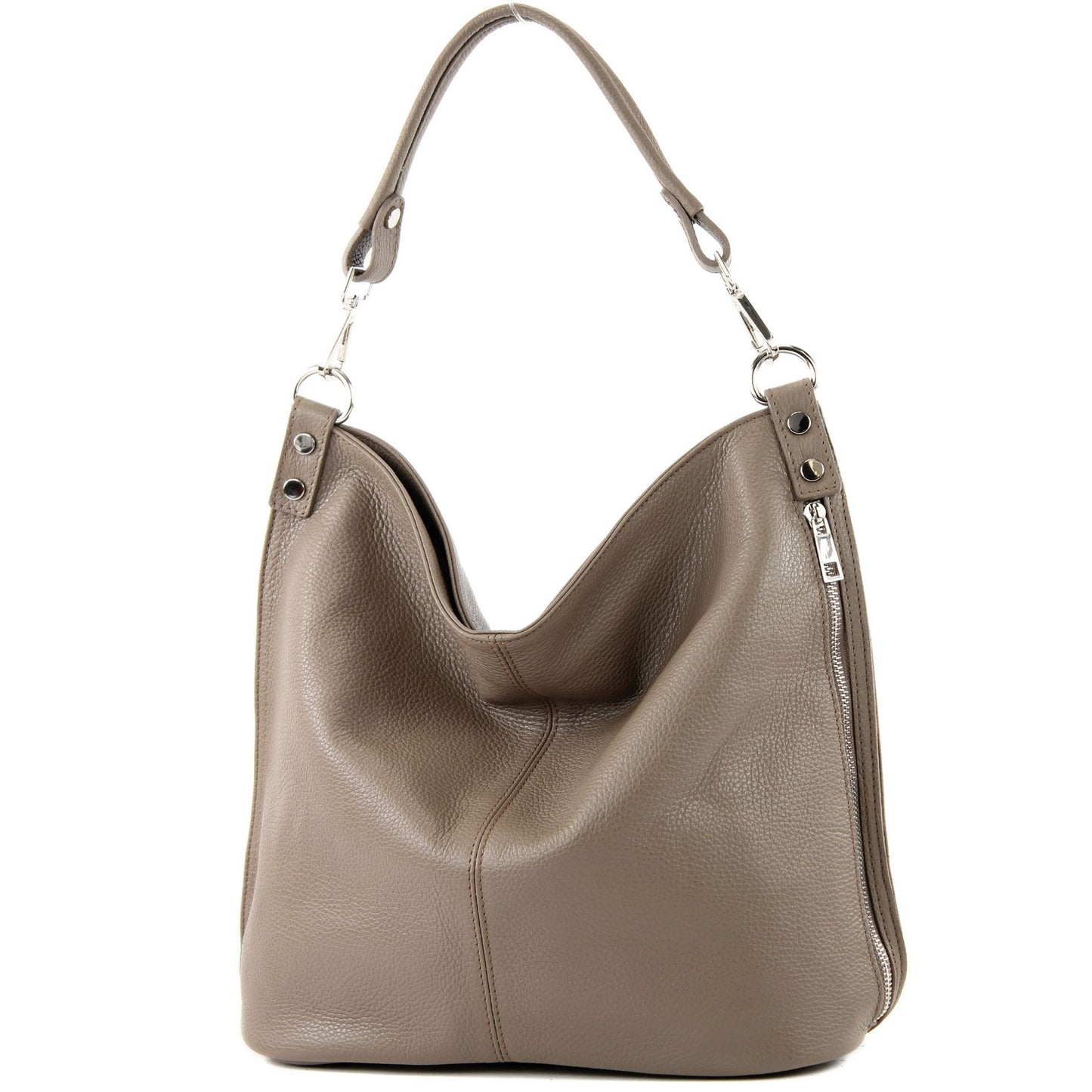 modamoda de - T177 - ital. Damen Schultertasche aus Leder