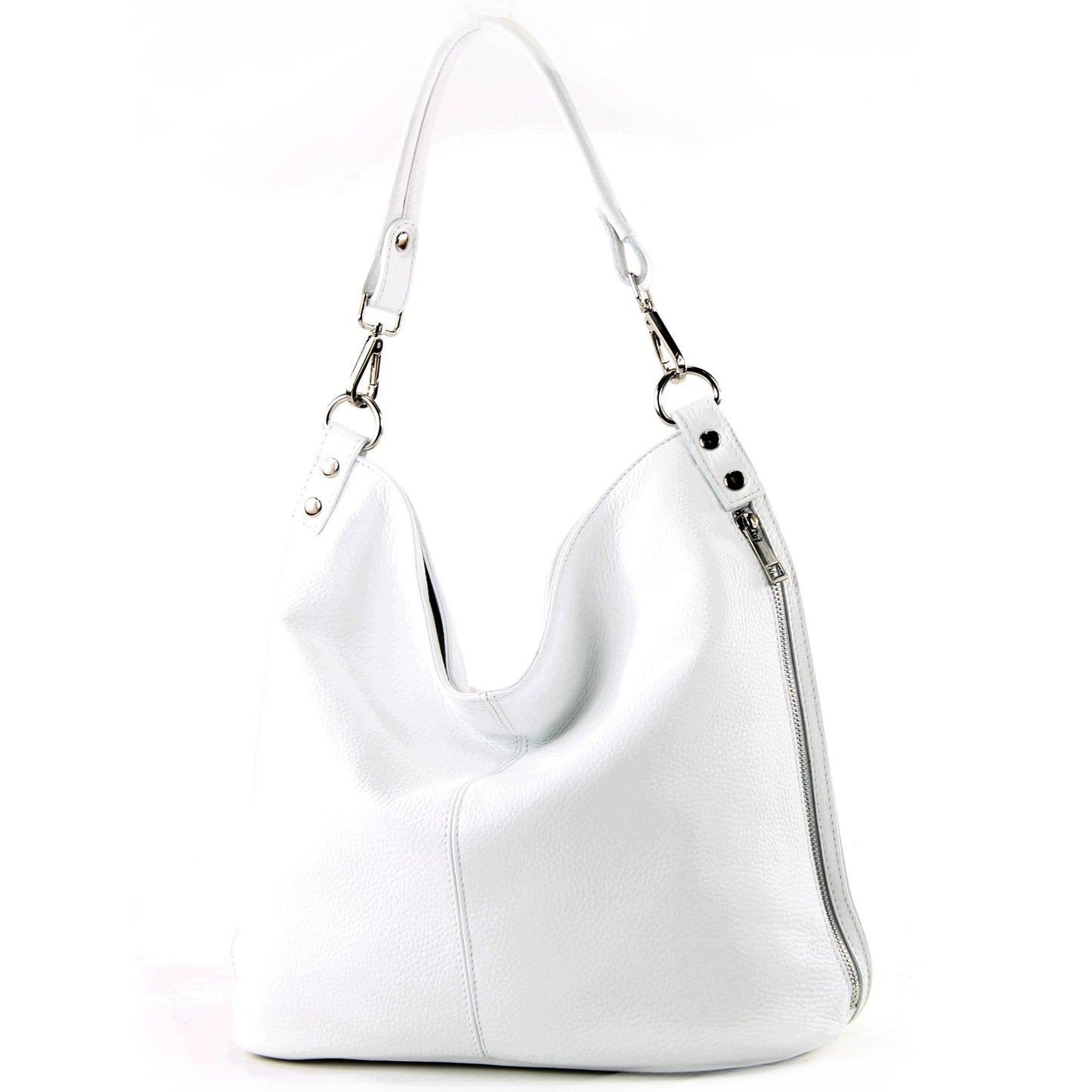 modamoda de - T177 - ital. Damen Schultertasche aus Leder
