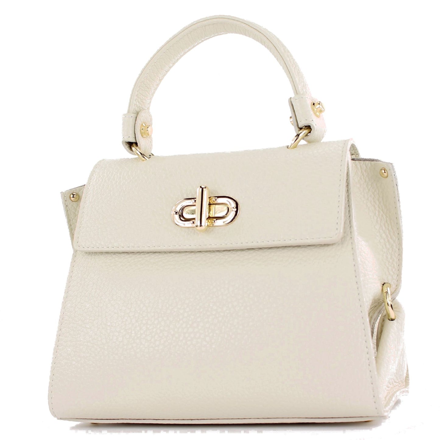 modamoda de - T182 - ital. Damen Henkeltasche Klein Leder