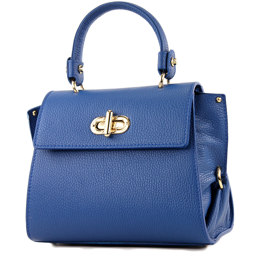 modamoda de - T182 - ital. Damen Henkeltasche Klein Leder
