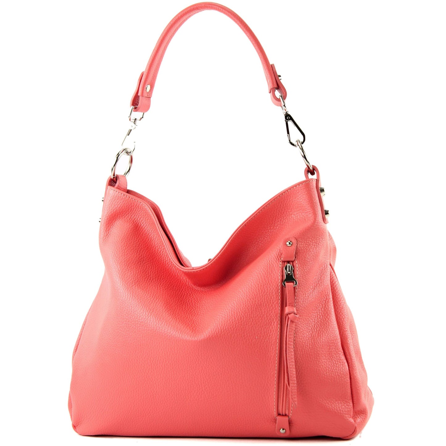 modamoda de T183 Damen Schultertasche Handtasche Tragetasche Echtleder Groß handmade in Italy