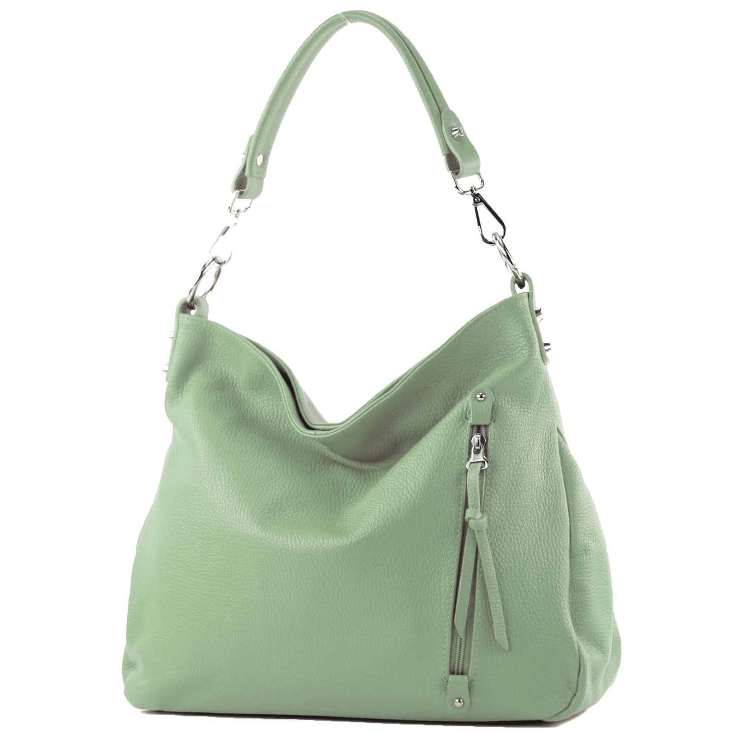 modamoda de T183 Damen Schultertasche Handtasche Tragetasche Echtleder Groß handmade in Italy