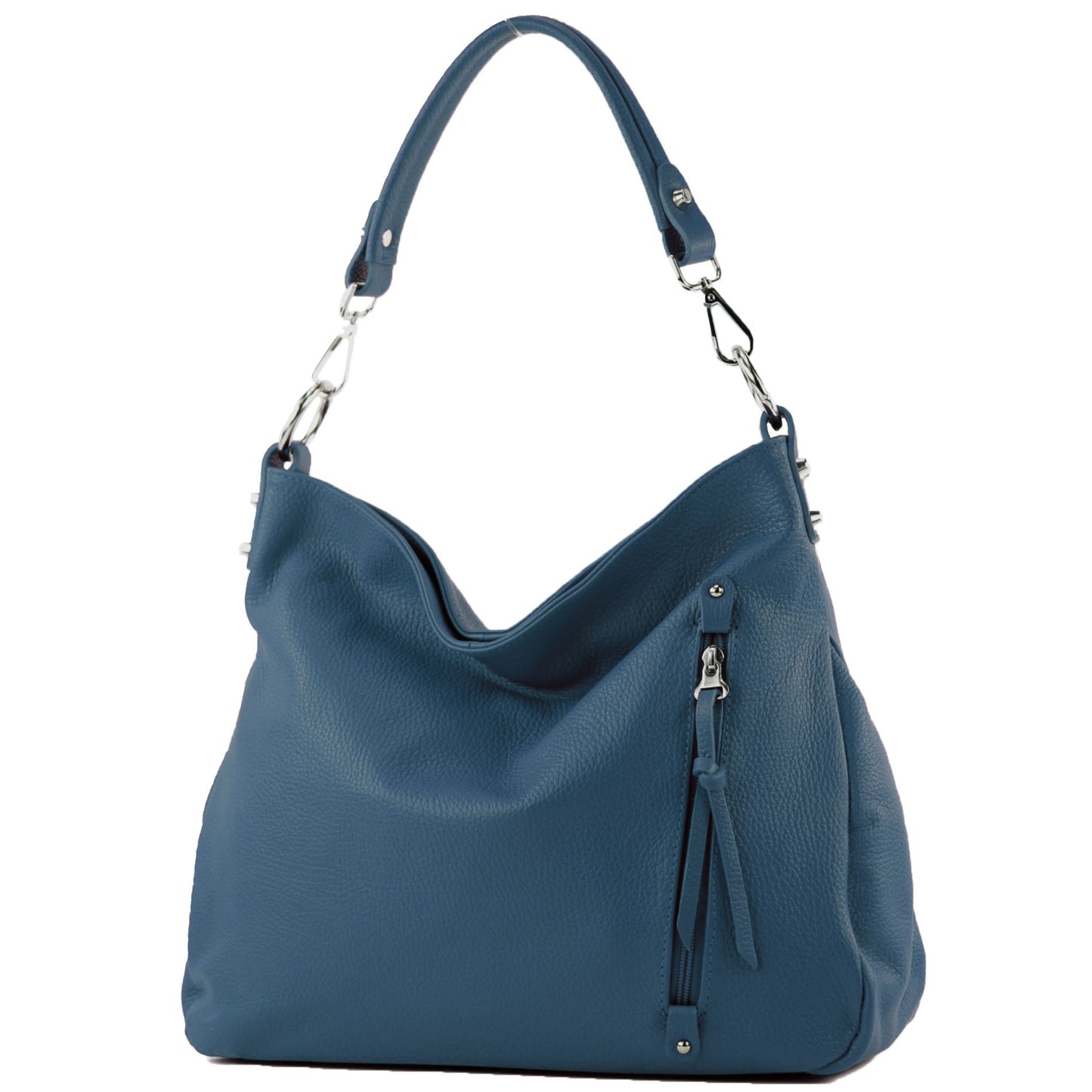modamoda de T183 Damen Schultertasche Handtasche Tragetasche Echtleder Groß handmade in Italy