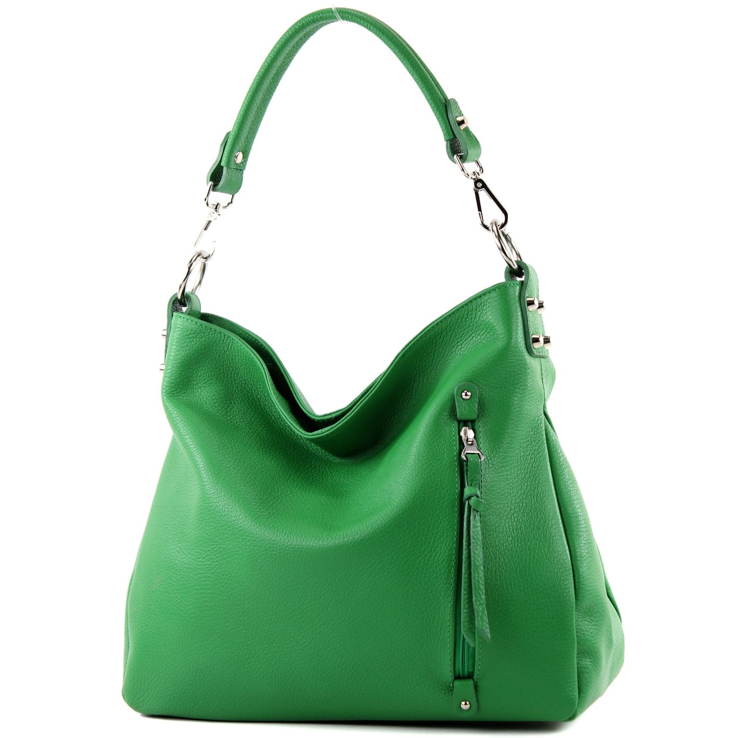 modamoda de T183 Damen Schultertasche Handtasche Tragetasche Echtleder Groß handmade in Italy