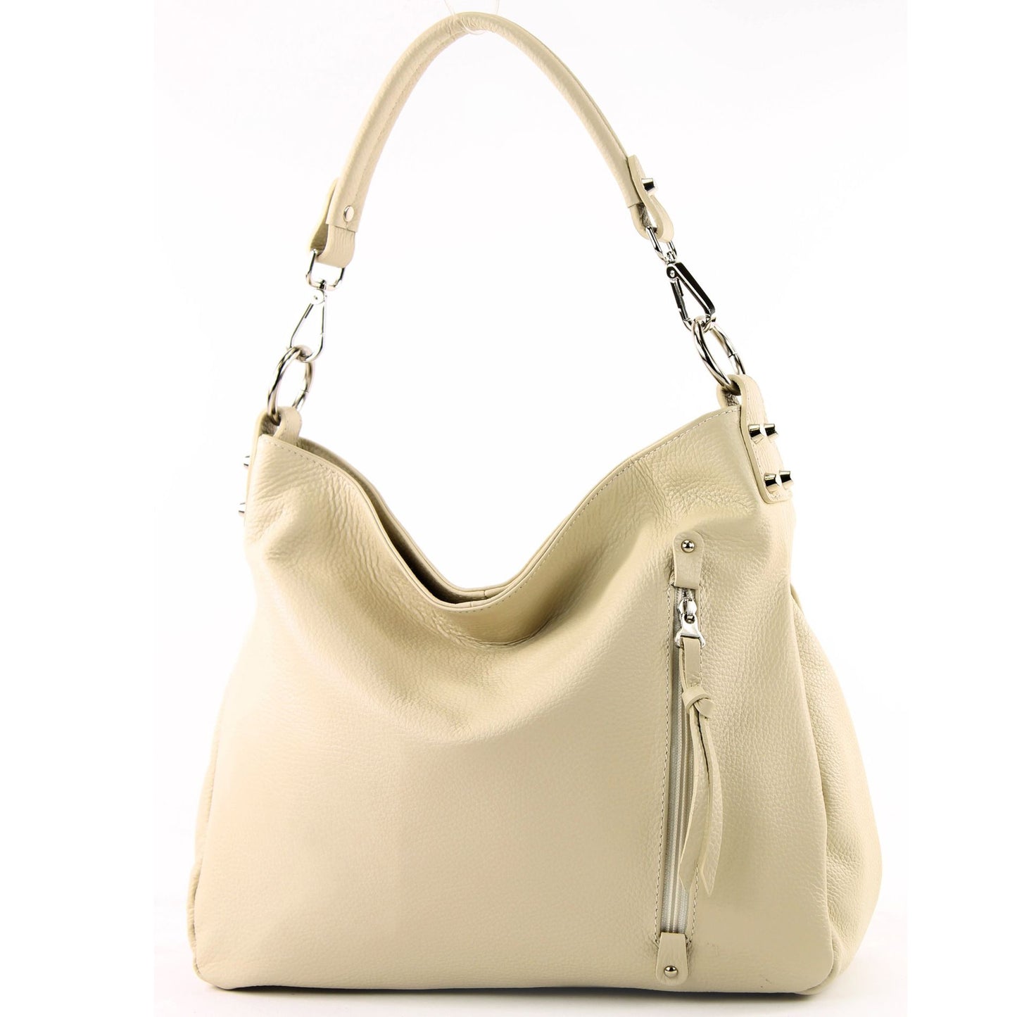modamoda de T183 Damen Schultertasche Handtasche Tragetasche Echtleder Groß handmade in Italy