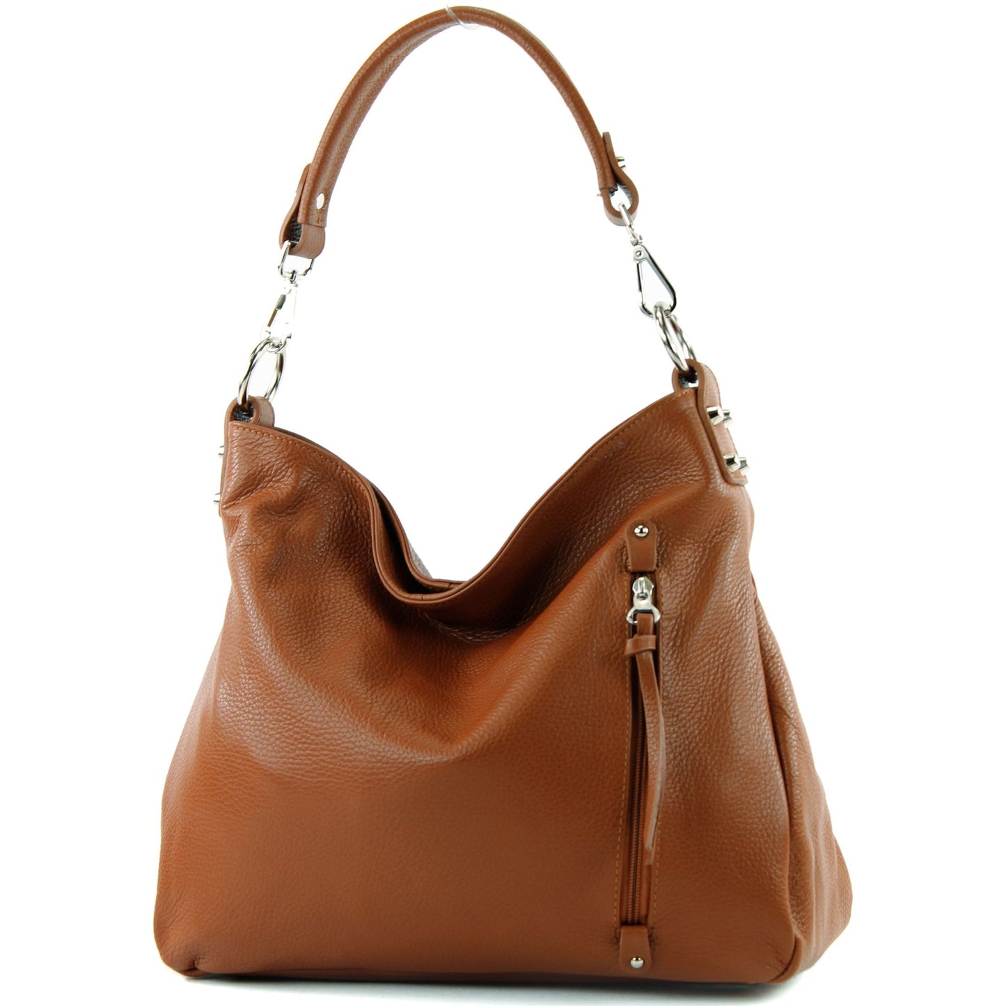 modamoda de T183 Damen Schultertasche Handtasche Tragetasche Echtleder Groß handmade in Italy
