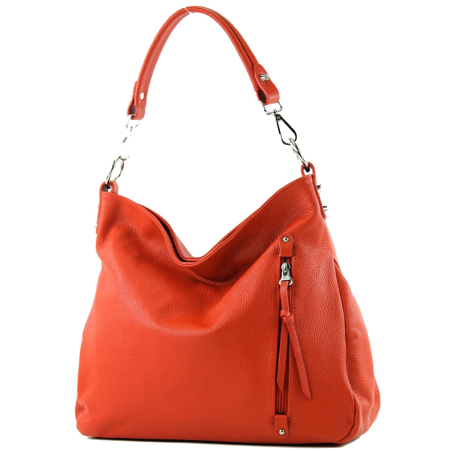modamoda de T183 Damen Schultertasche Handtasche Tragetasche Echtleder Groß handmade in Italy