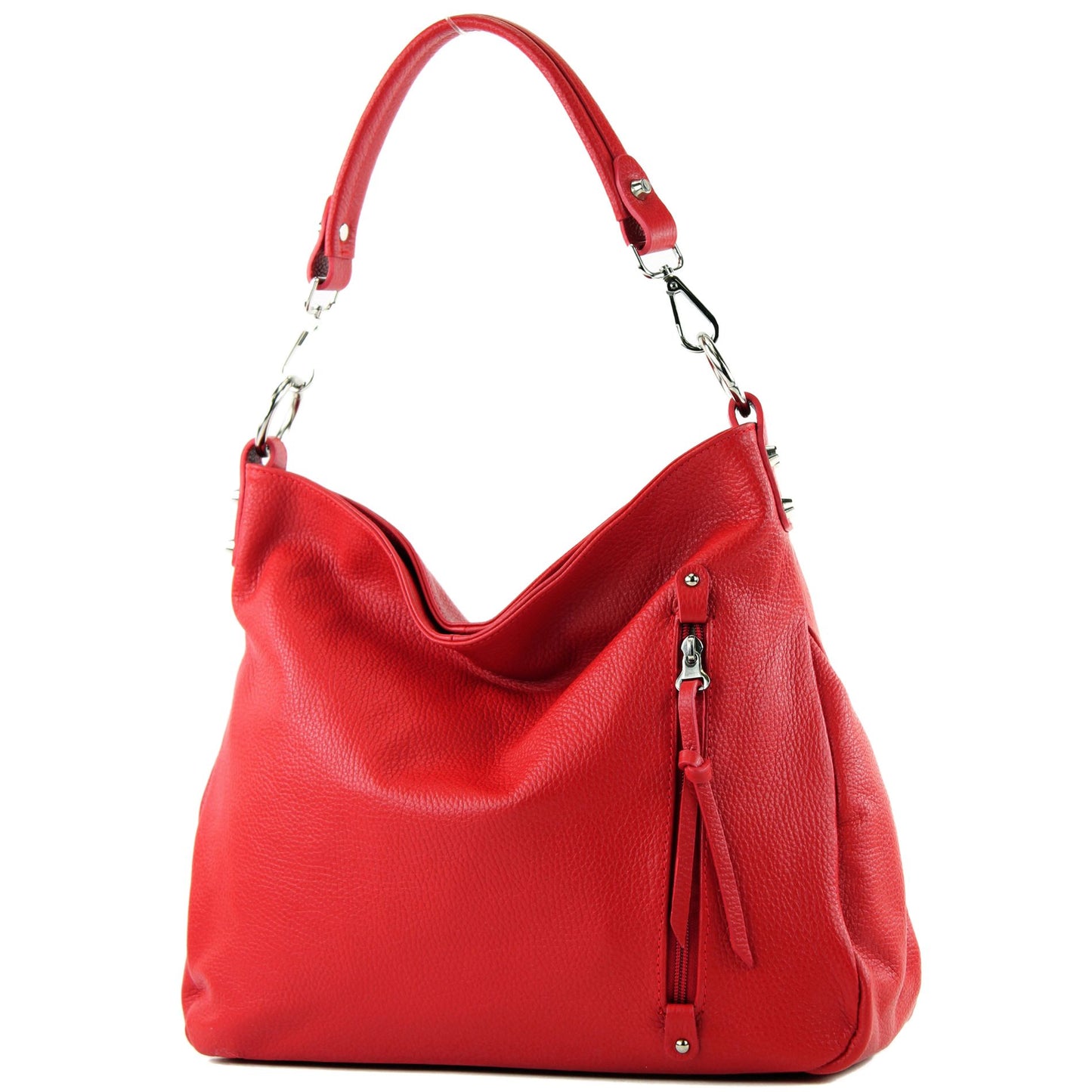 modamoda de T183 Damen Schultertasche Handtasche Tragetasche Echtleder Groß handmade in Italy