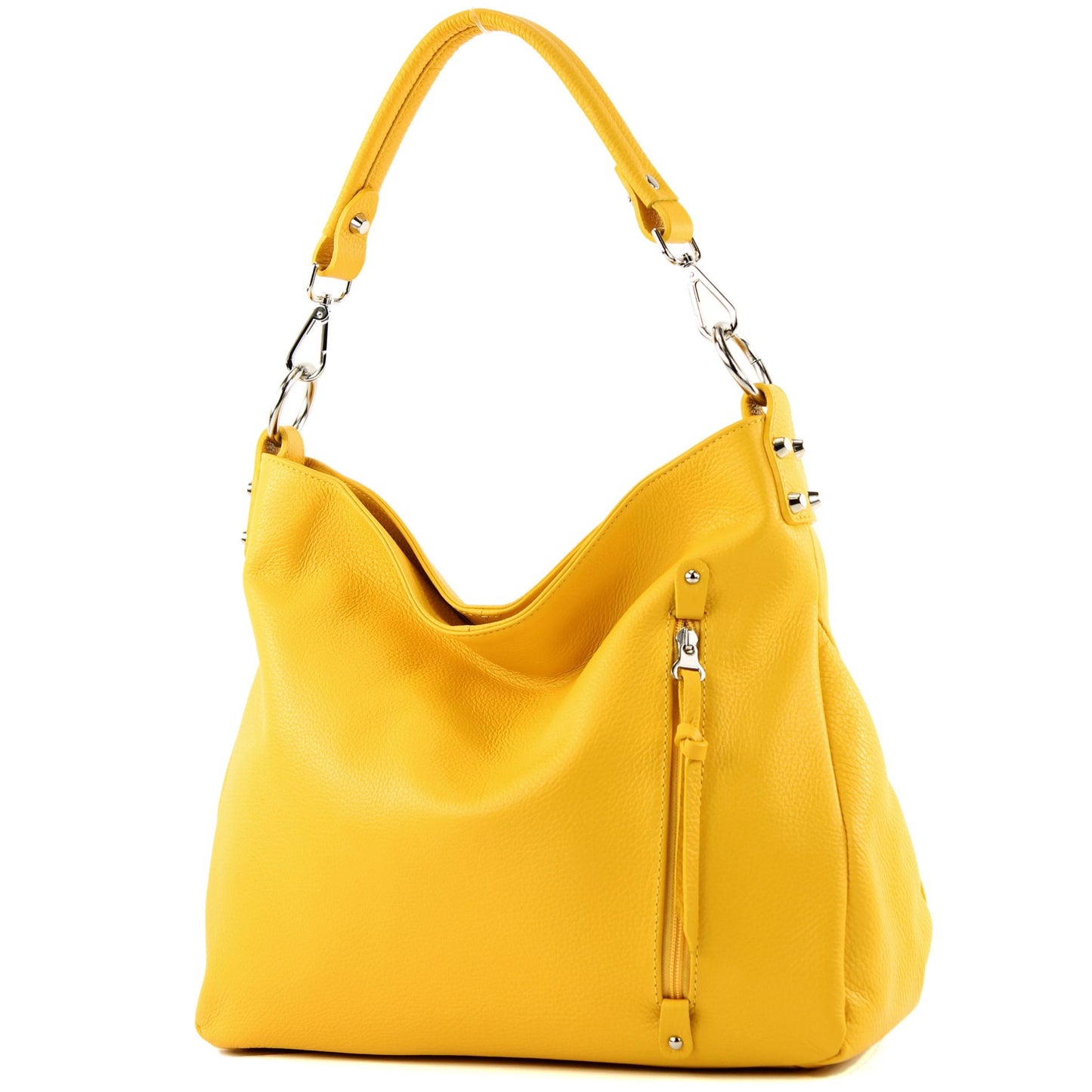 modamoda de T183 Damen Schultertasche Handtasche Tragetasche Echtleder Groß handmade in Italy