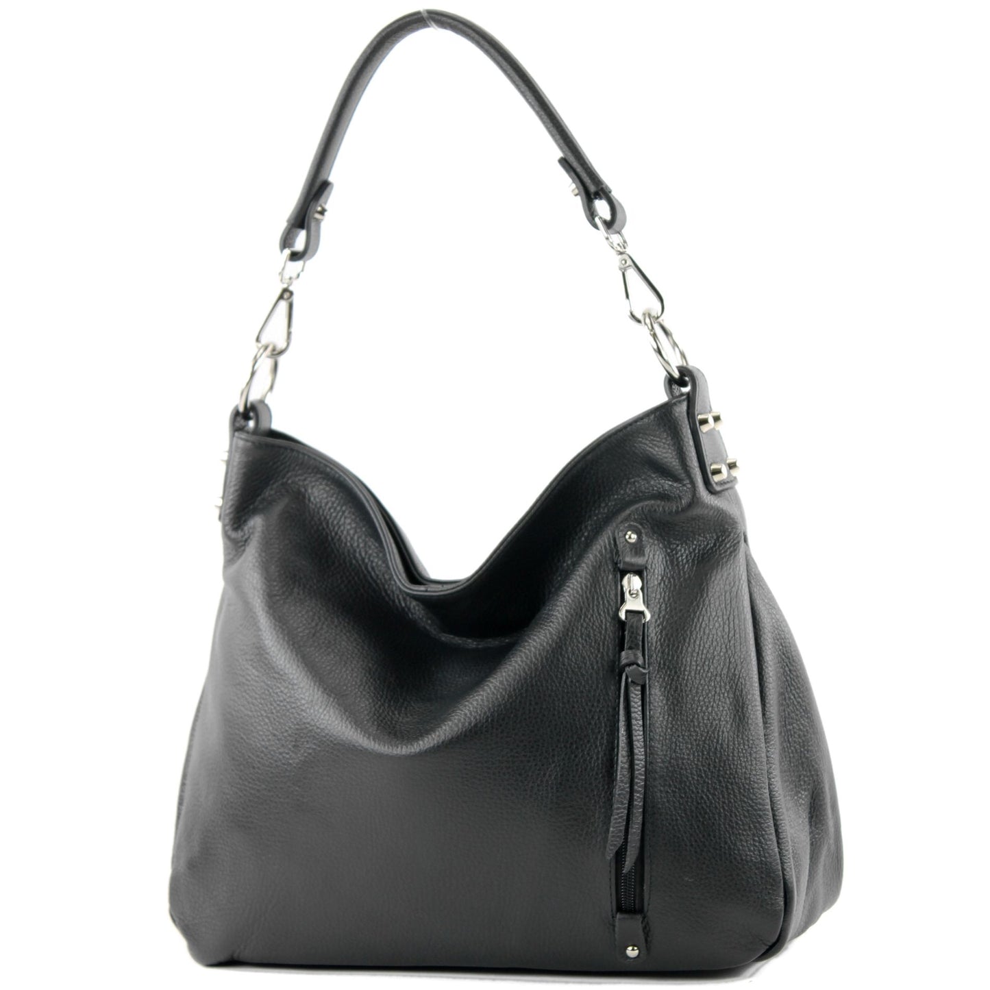 modamoda de T183 Damen Schultertasche Handtasche Tragetasche Echtleder Groß handmade in Italy