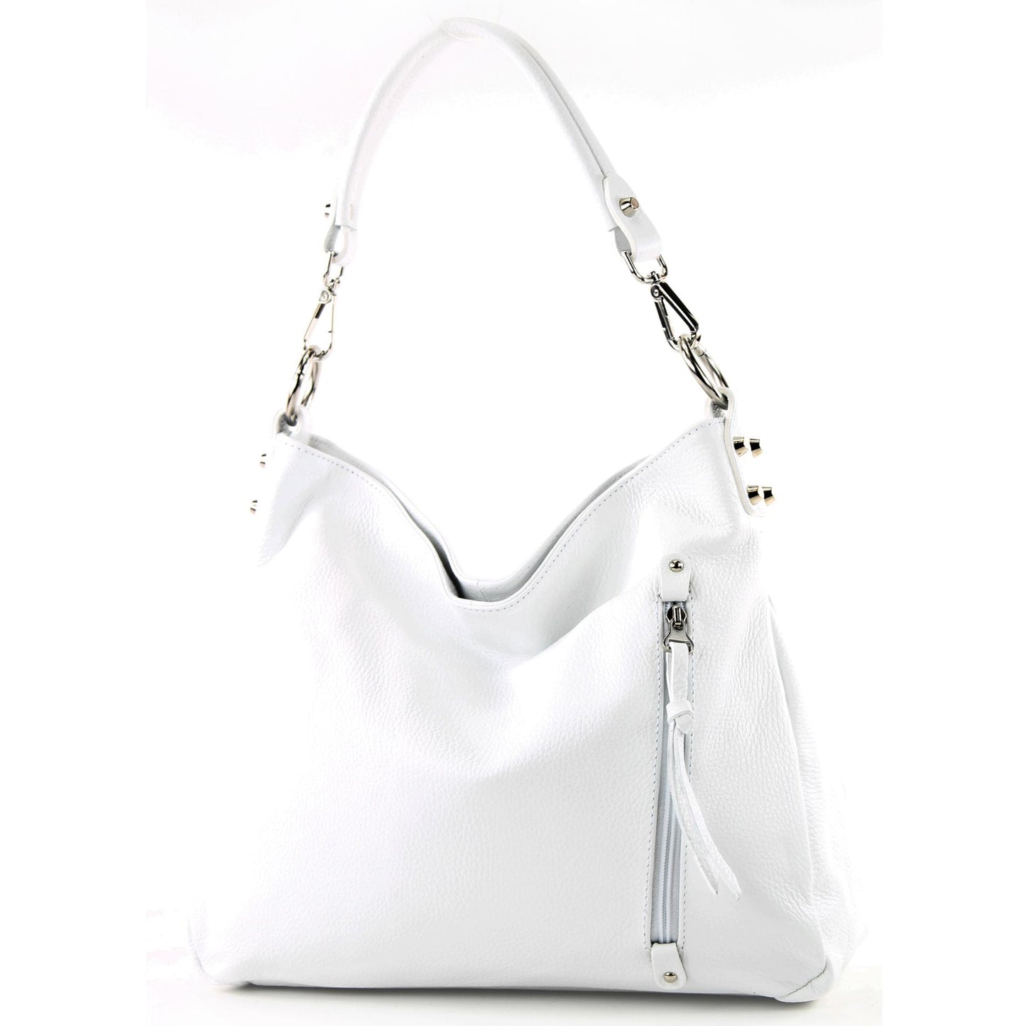 modamoda de T183 Damen Schultertasche Handtasche Tragetasche Echtleder Groß handmade in Italy