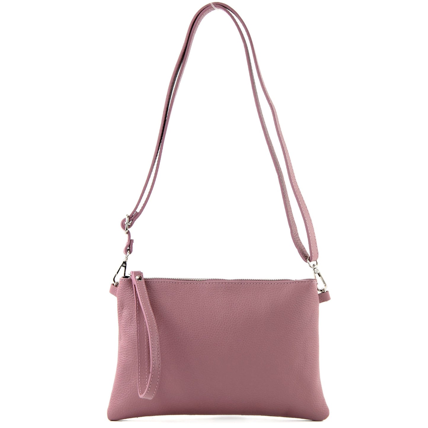 modamoda de T186 Damen Leder Clutch Umhängetasche Abendtasche handmade in Italy