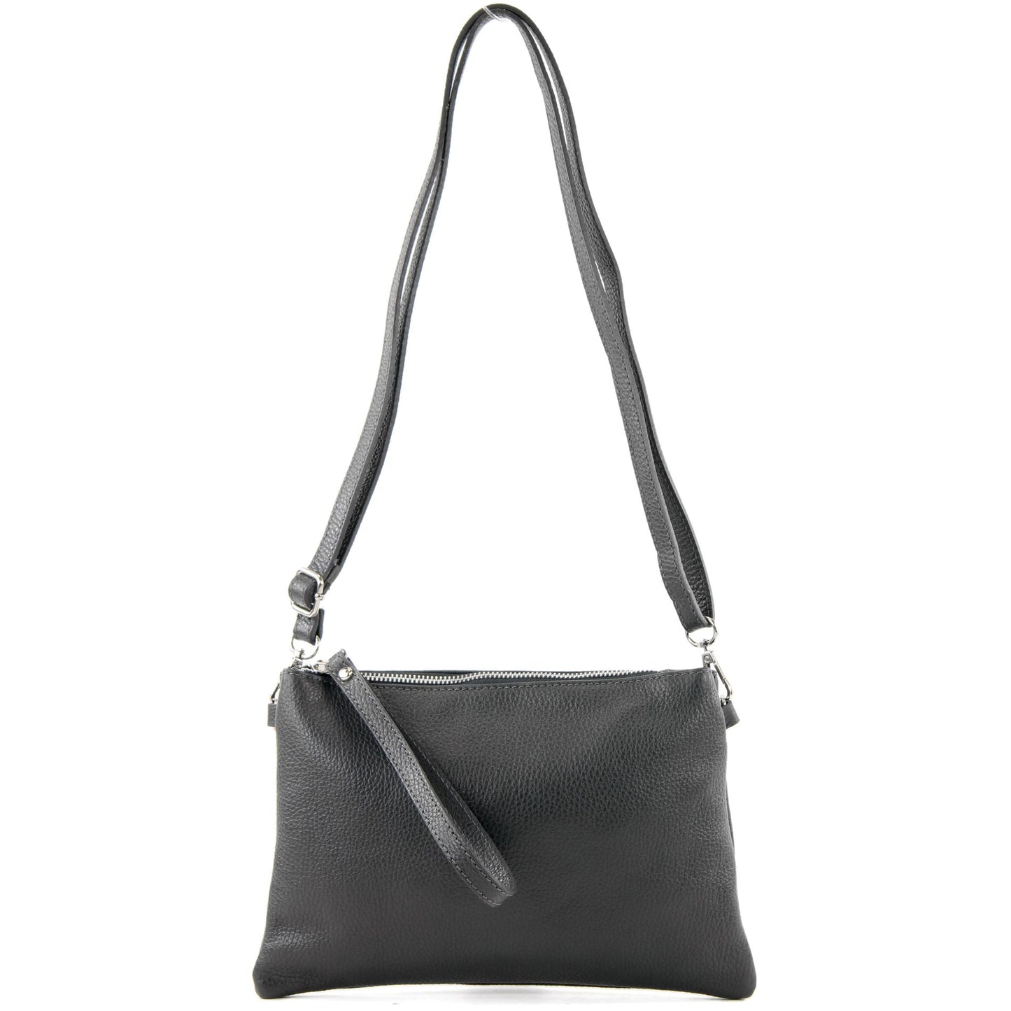 modamoda de T186 Damen Leder Clutch Umhängetasche Abendtasche handmade in Italy