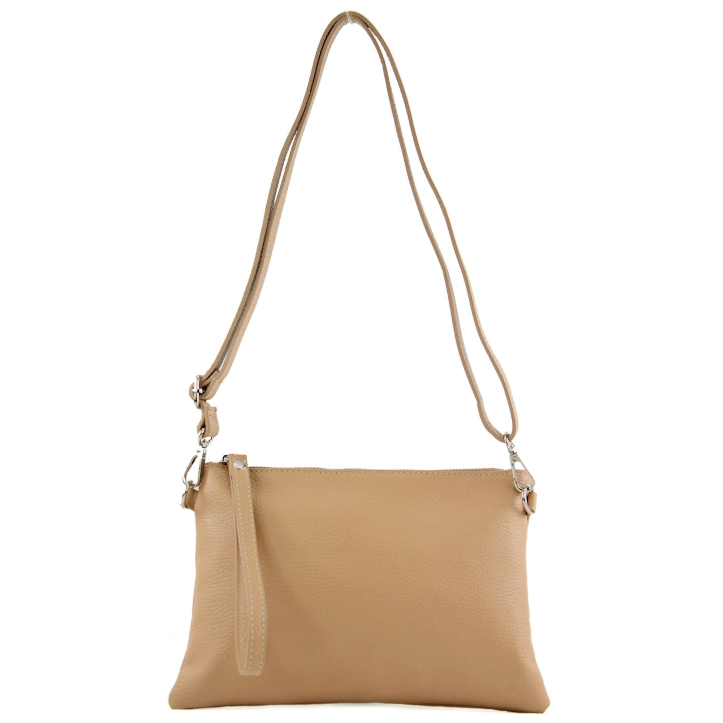 modamoda de T186 Damen Leder Clutch Umhängetasche Abendtasche handmade in Italy