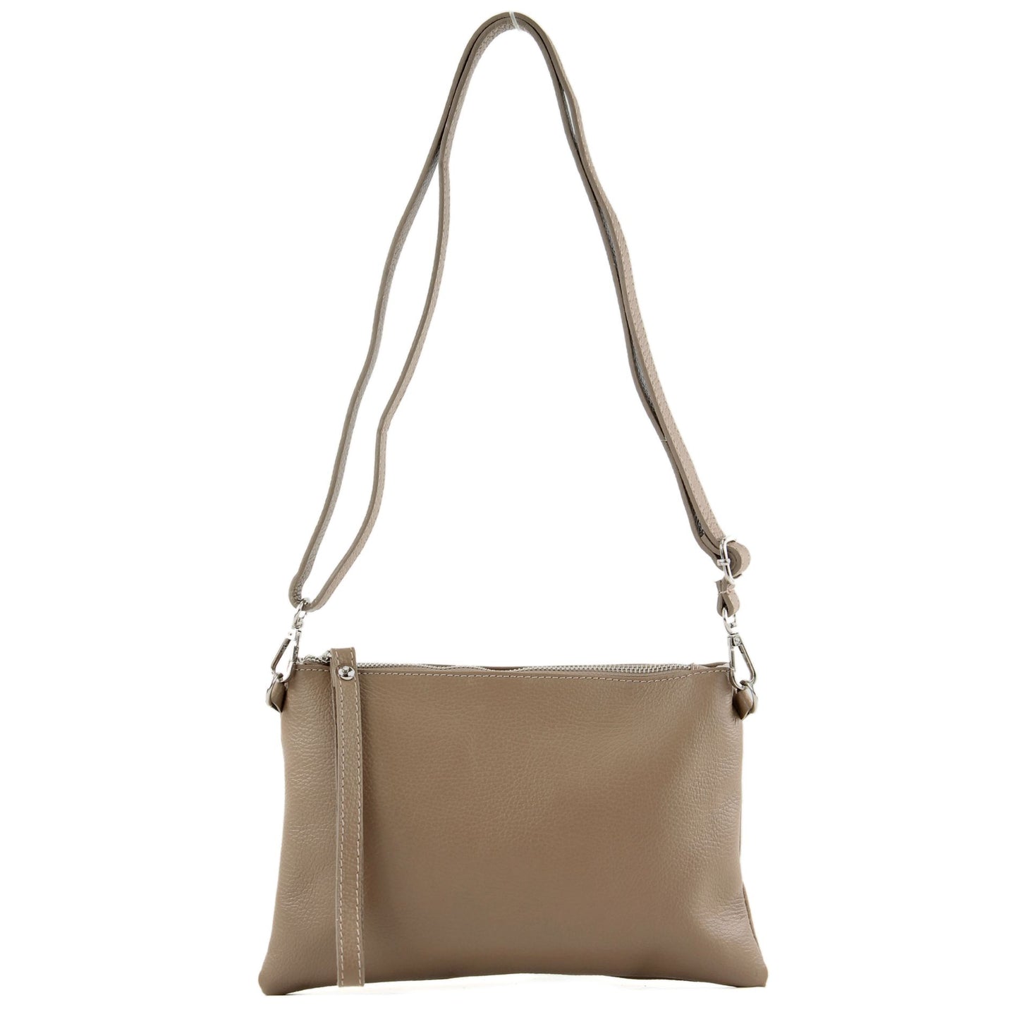 modamoda de T186 Damen Leder Clutch Umhängetasche Abendtasche handmade in Italy
