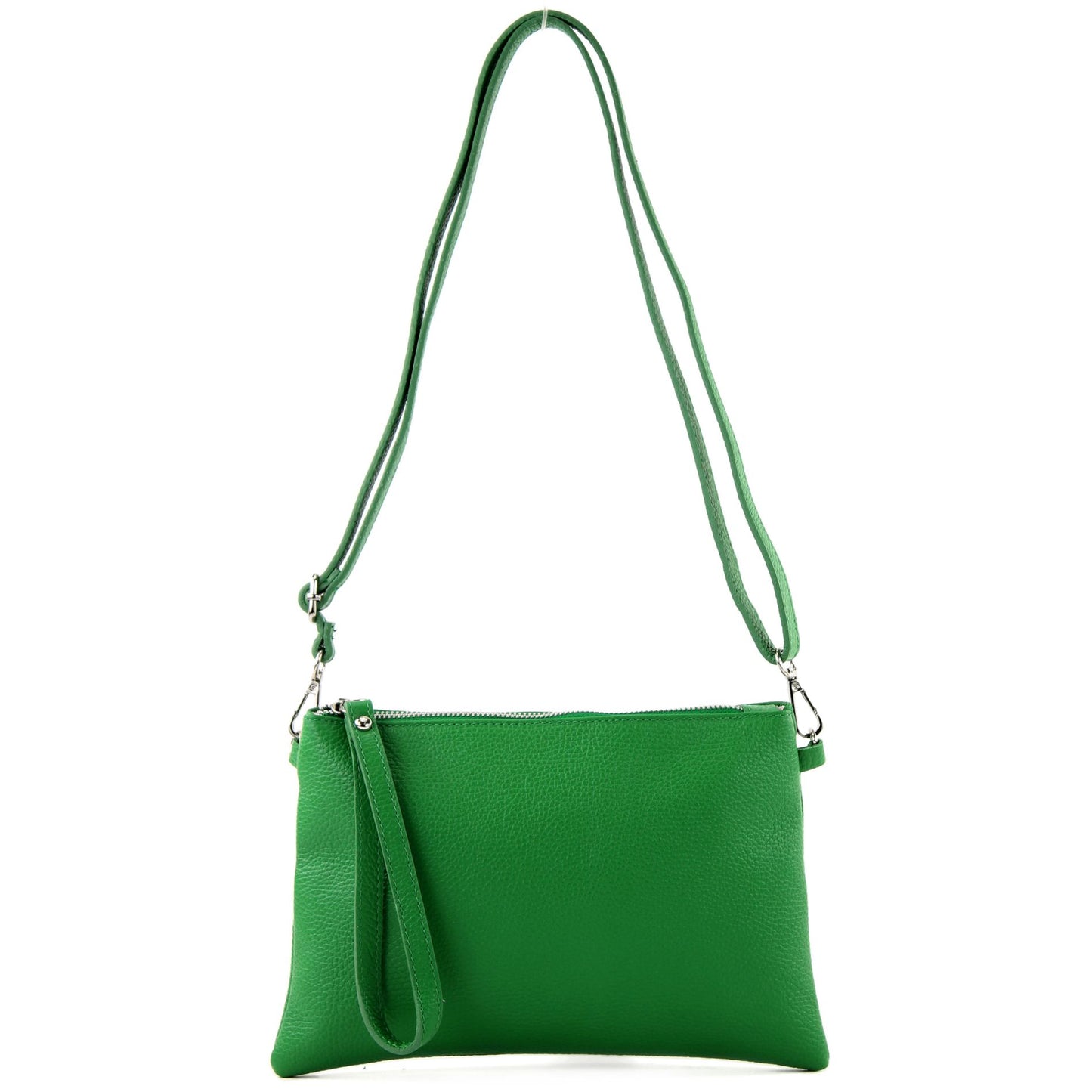 modamoda de T186 Damen Leder Clutch Umhängetasche Abendtasche handmade in Italy